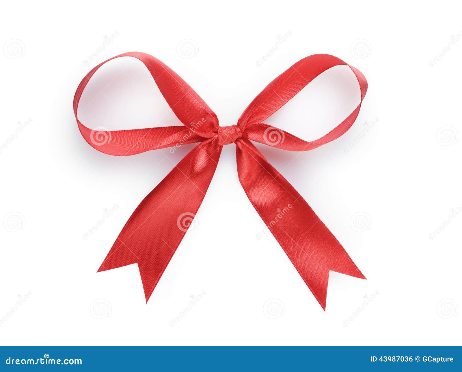 Red thin ribbon bow stock photo. Image of background - 43987036