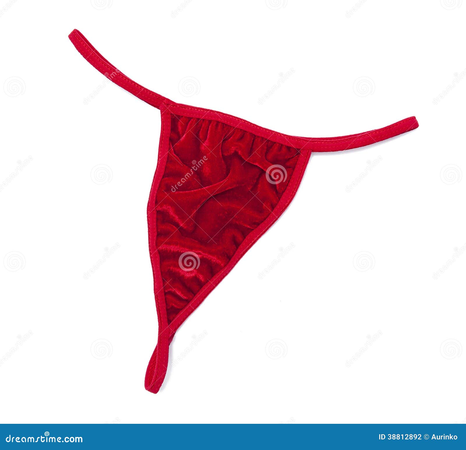 Beautiful Female Lacy Red Panties Isolated Stock Photo 1444036187