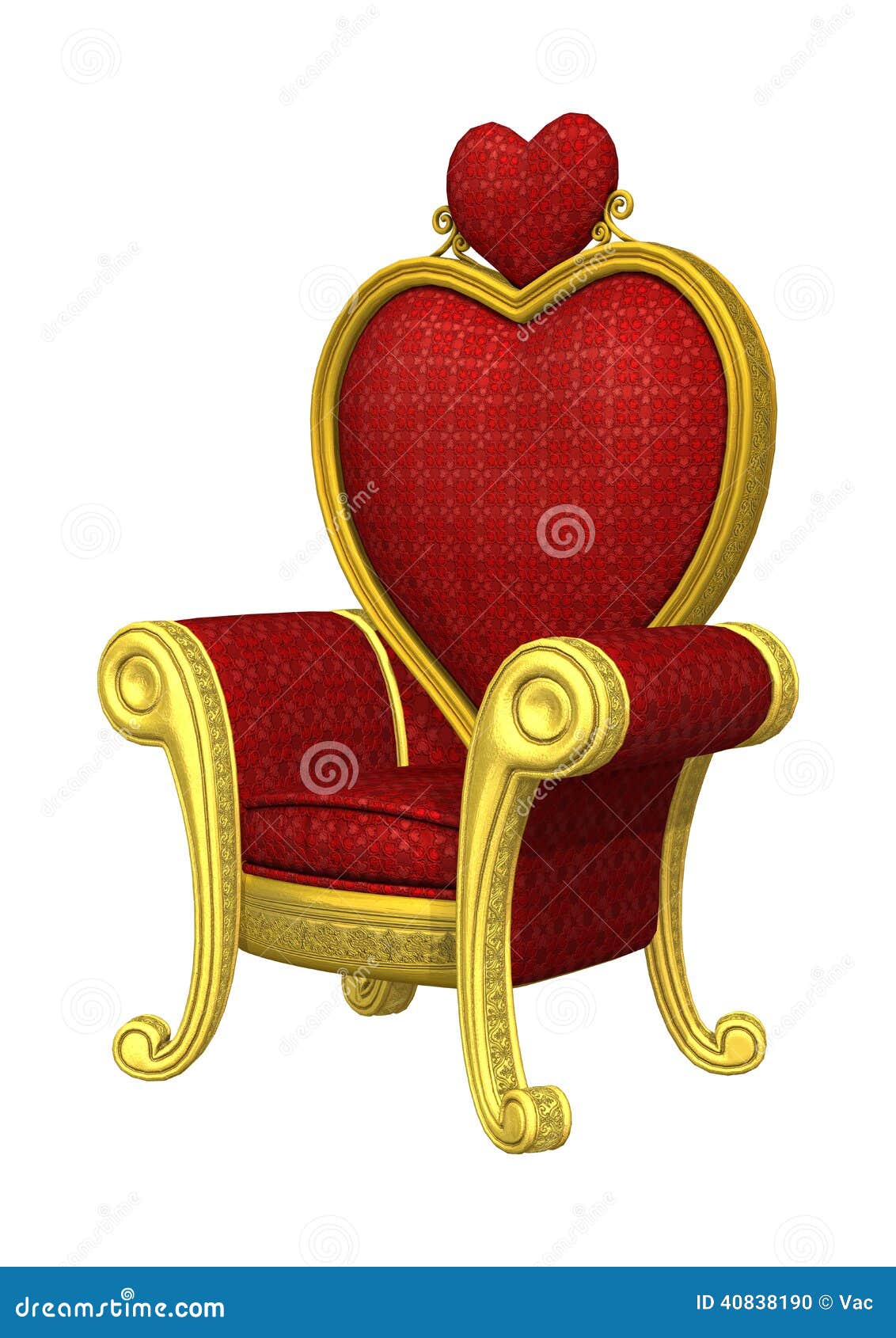 Red Throne stock illustration. Illustration of golden - 40838190