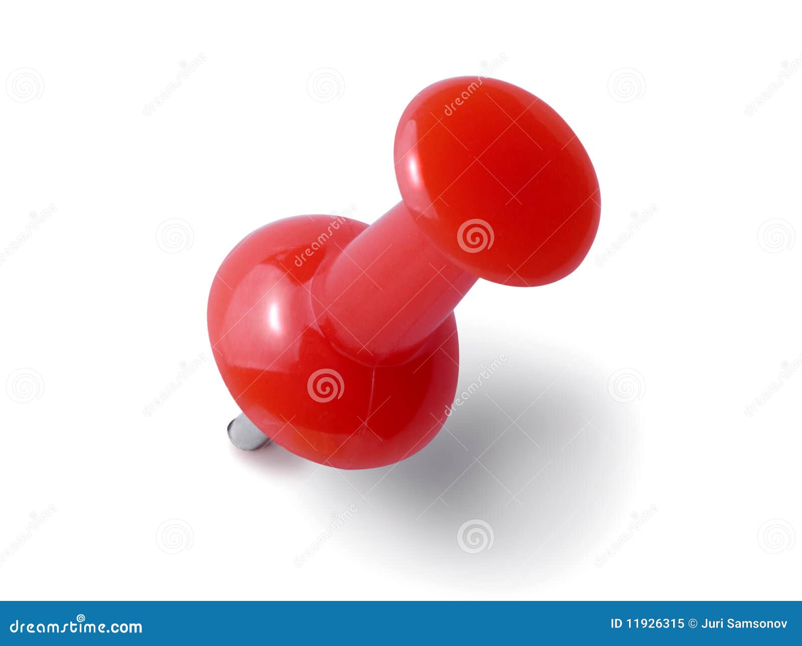 Red Thumbtack. Royalty Free Stock Photo Image 11926315