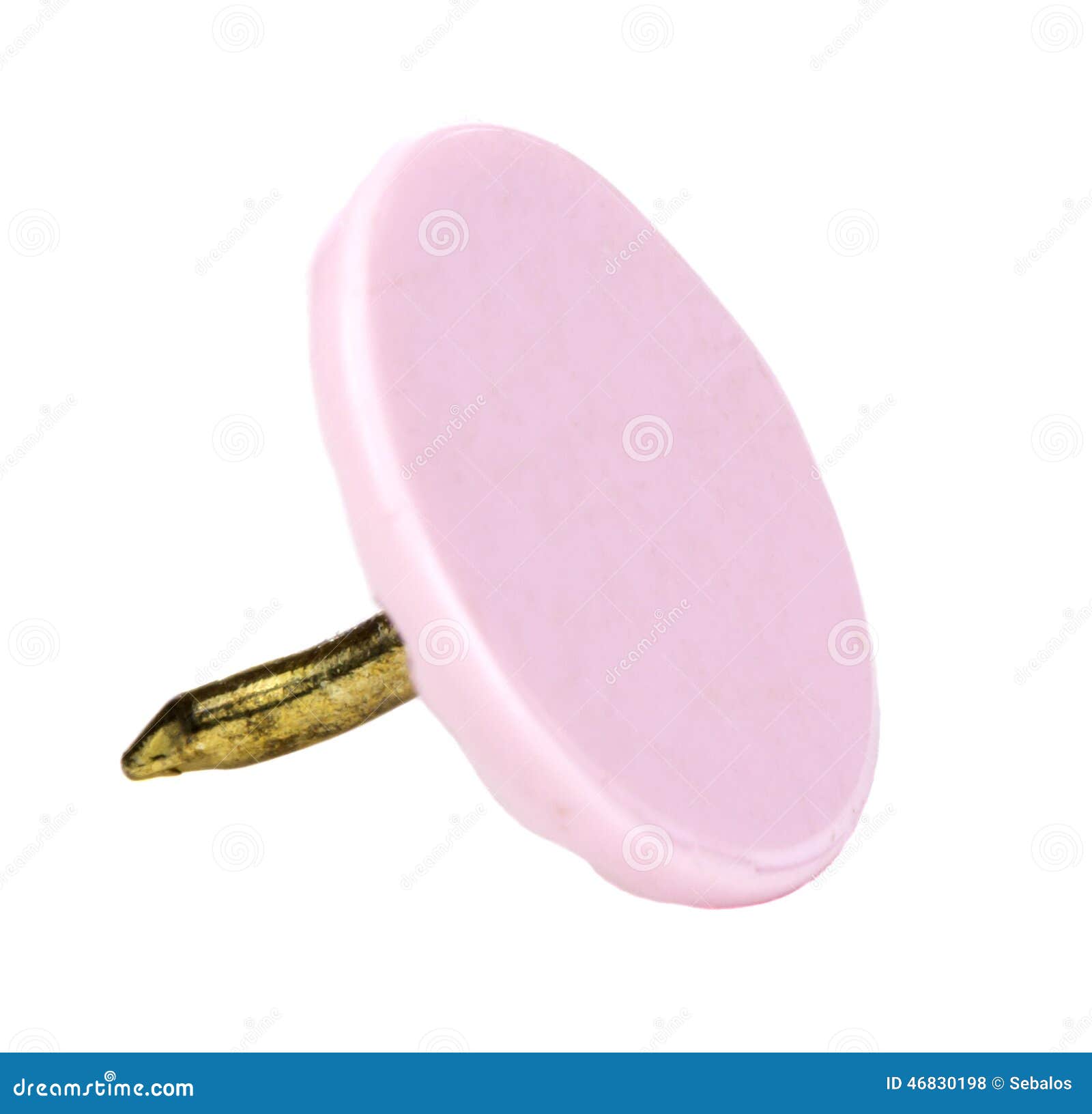 Red thumbtack stock photo. Image of background, plastic 46830198