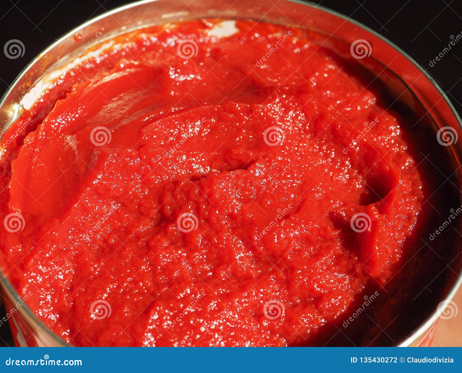 Red Tomato Double Concentrate Stock Photo Image of sauce, paste