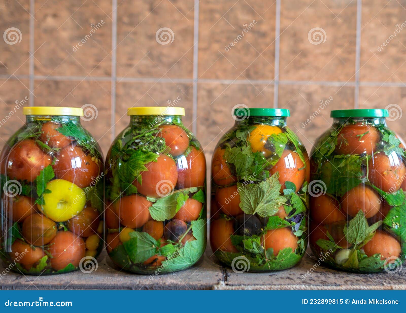 Fall Harvest Pickled Green Tomatoes