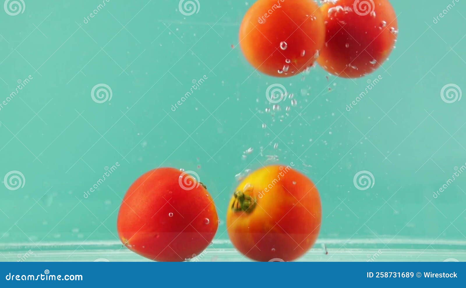 Red Tomatoes Splashing into the Water Stock Video Video of pool