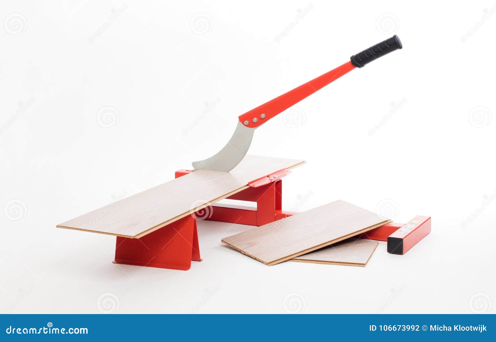 Red Tool for Cutting Laminate Stock Photo Image of cutter