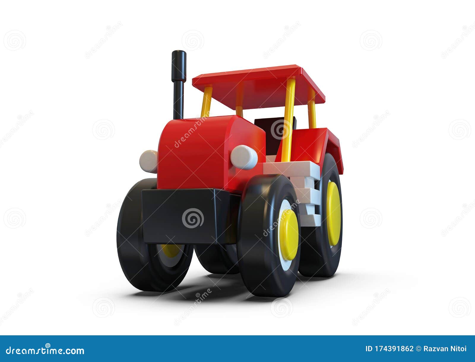 children's toy tractors and diggers