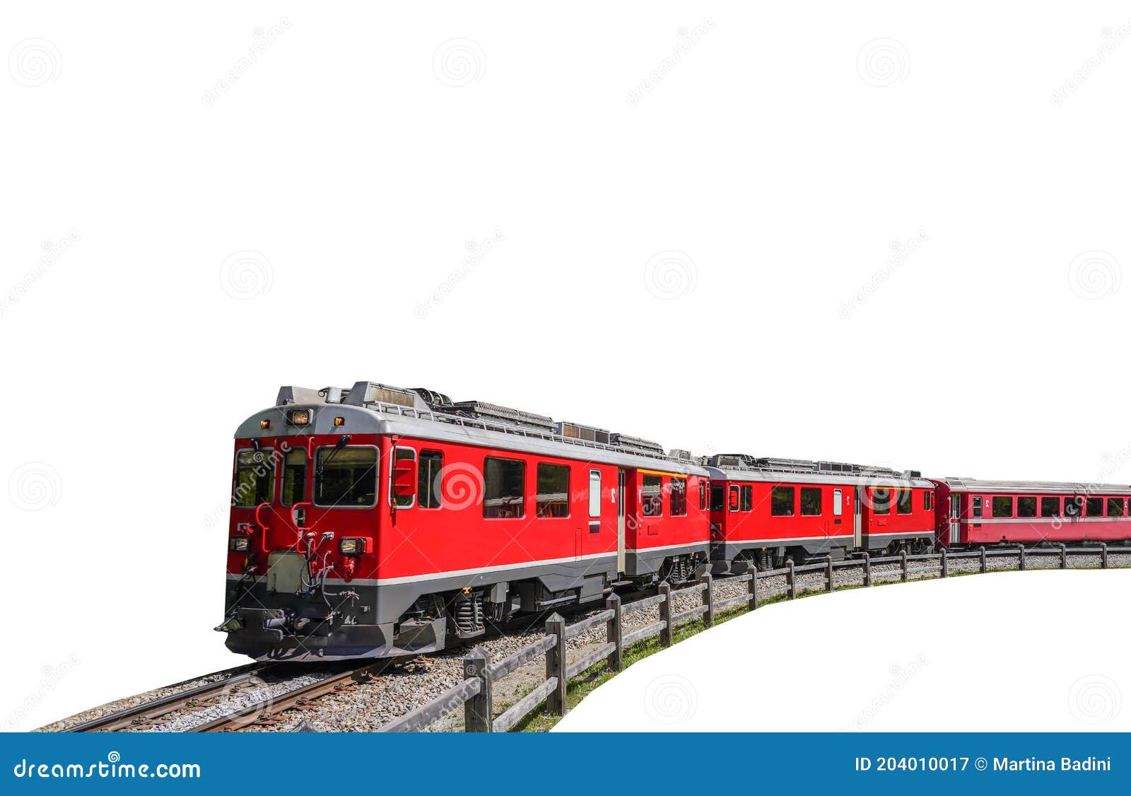 Red Train Isolated on White Background Editorial Photography - Image of  mountain, outdoor: 204010017