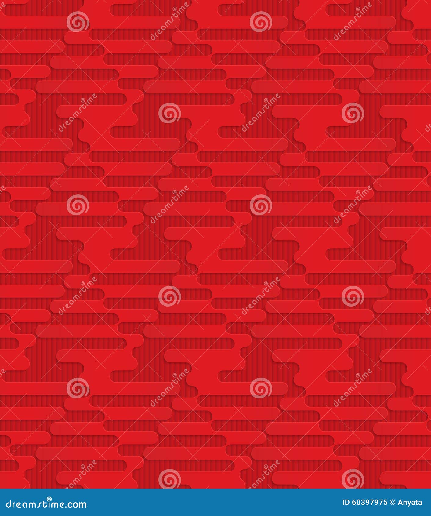 Red Triangular Waves on Checkered Background Stock Vector ...