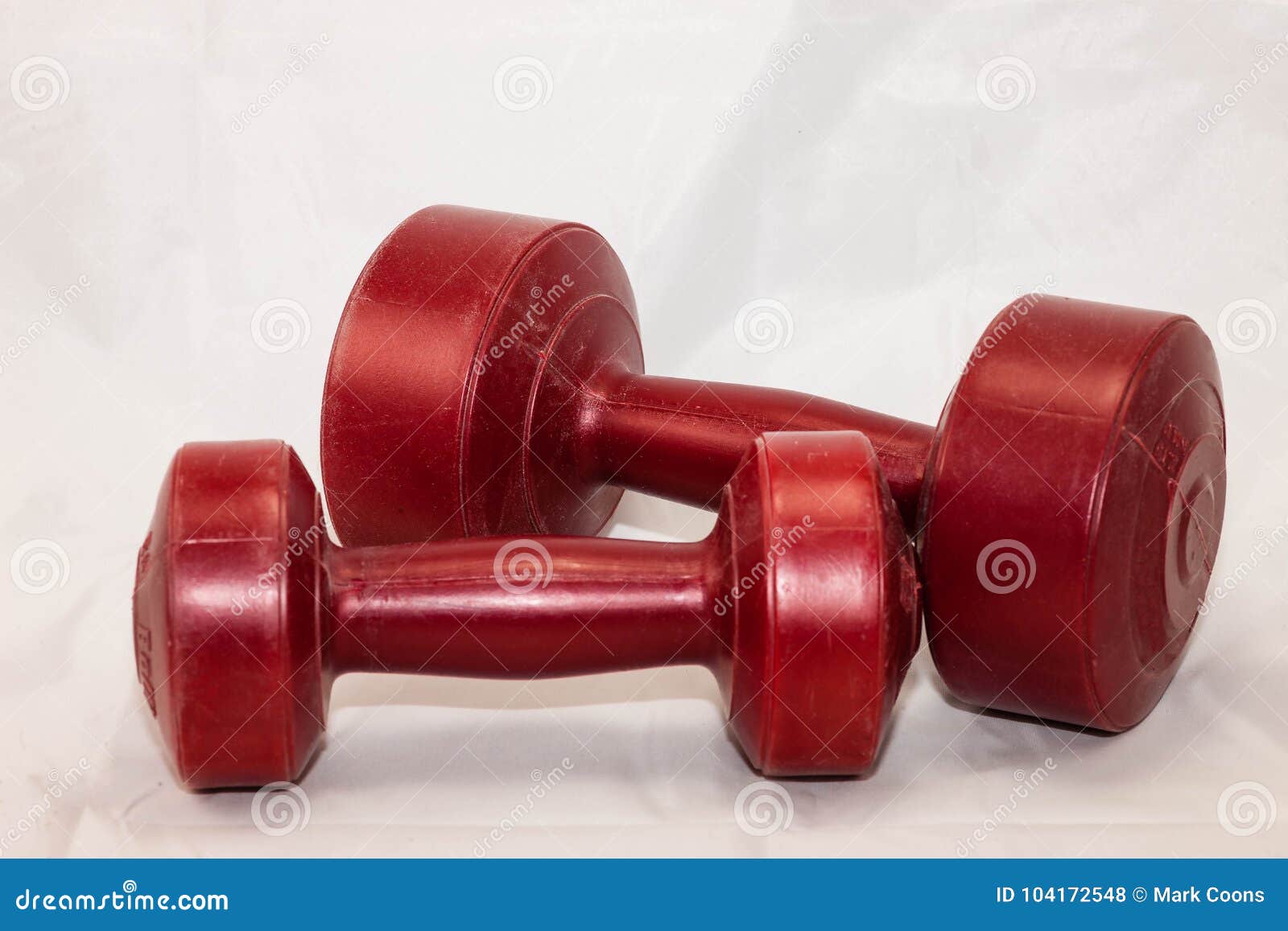 Two and Five Pound Hand Weights for Exercise Stock Photo Image of