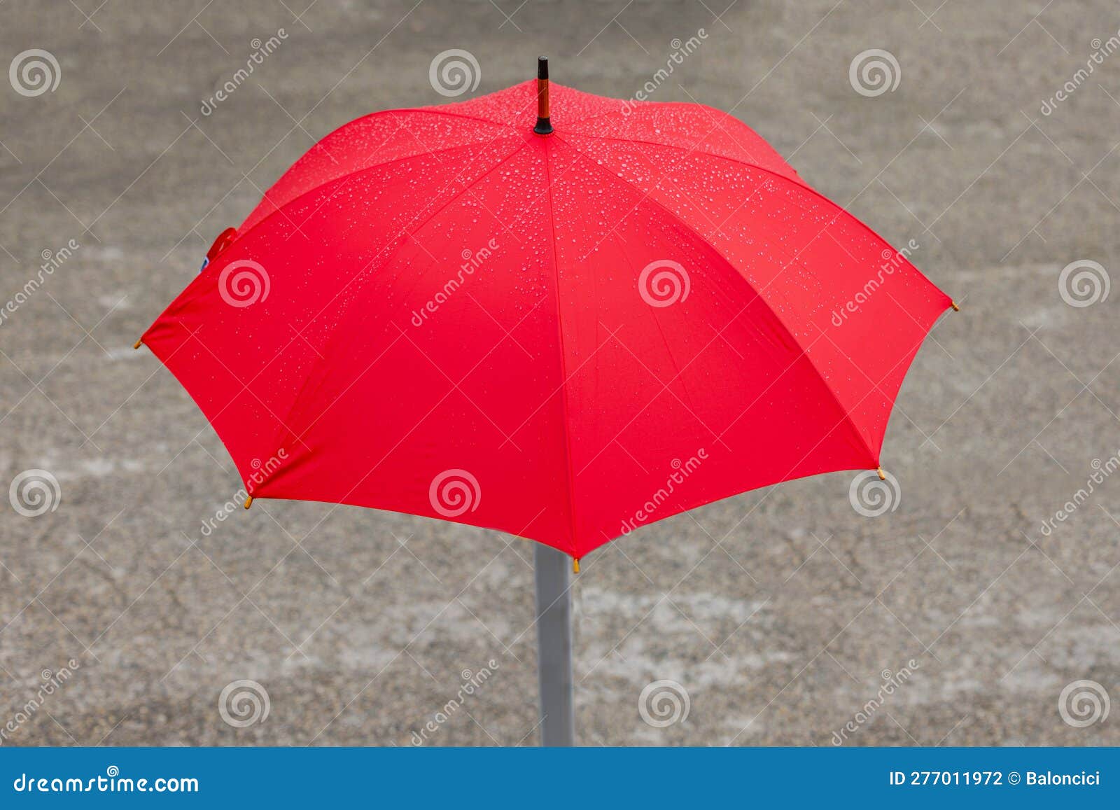 Red Umbrella Rainy Day stock photo. Image of weather 277011972