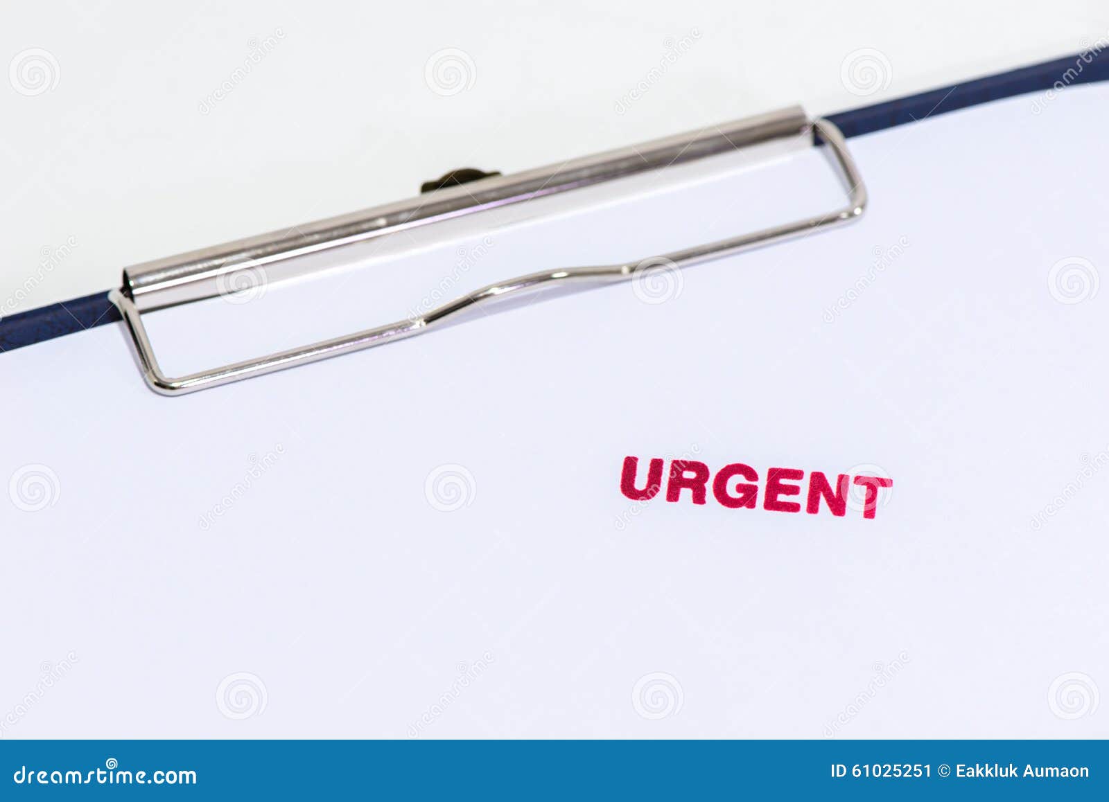 Red Urgent Stamp on White Paper with Clipboard Stock Image Image of