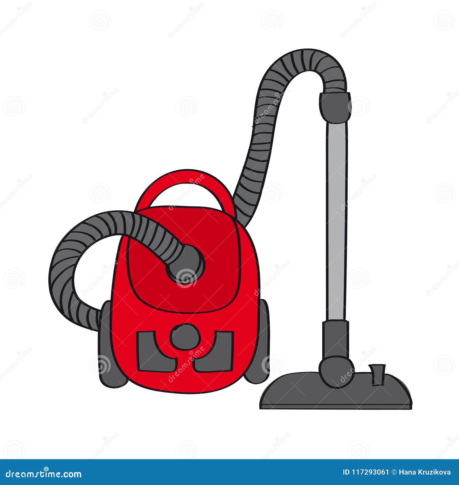 Vacuum Cleaner Vector Illustration CartoonDealer Com