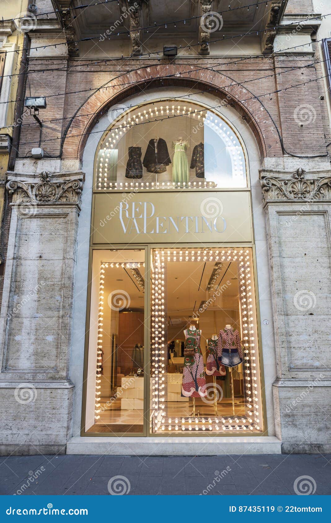 Red Valentino Shop in Rome, Italy Editorial Stock Image - building, europe: