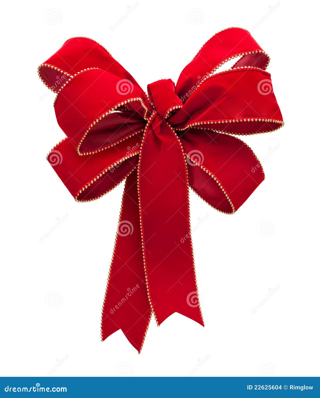 Elegant Red Gift Ribbon Bow PNG