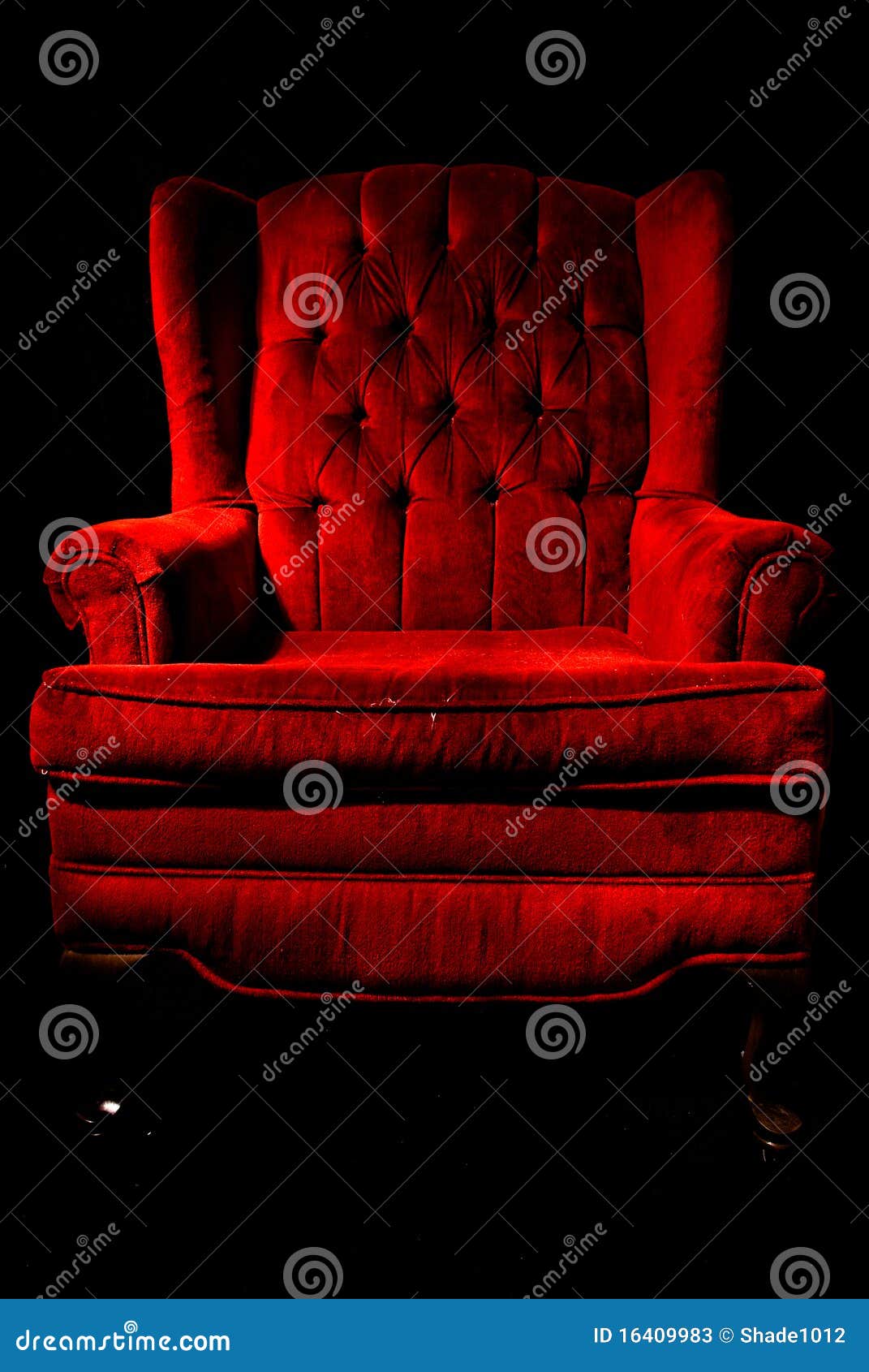 Red velvet chair stock image. Image of armchair, upholstered 16409983
