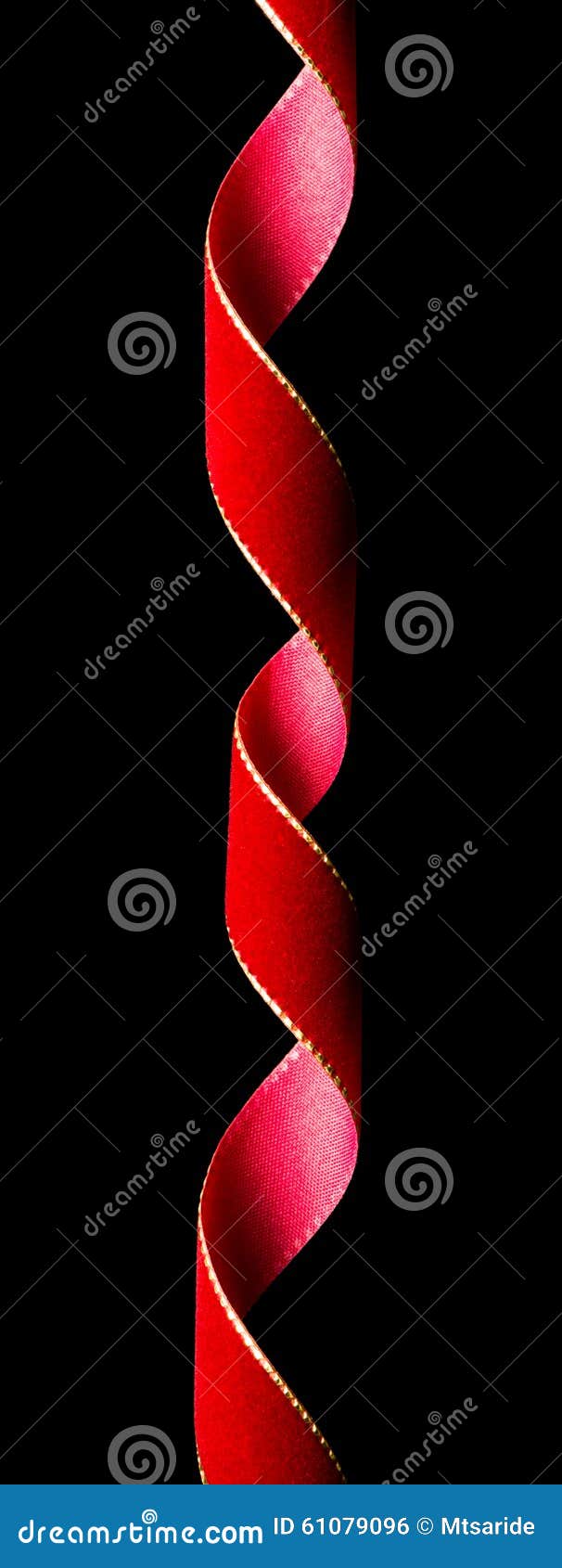 Background With Black Velvet Ribbon On White Background Stock