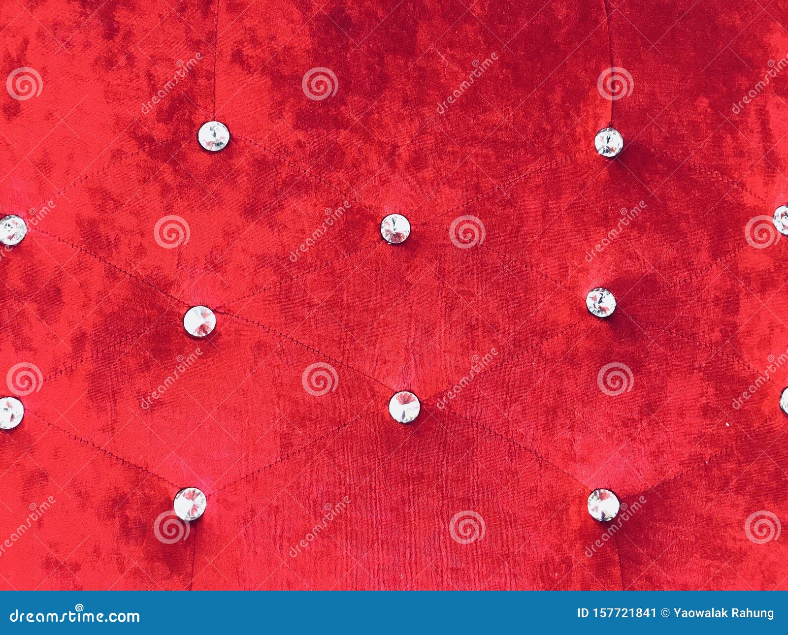 Red Velvet Texture Background with Diamonds Stock Image Image of