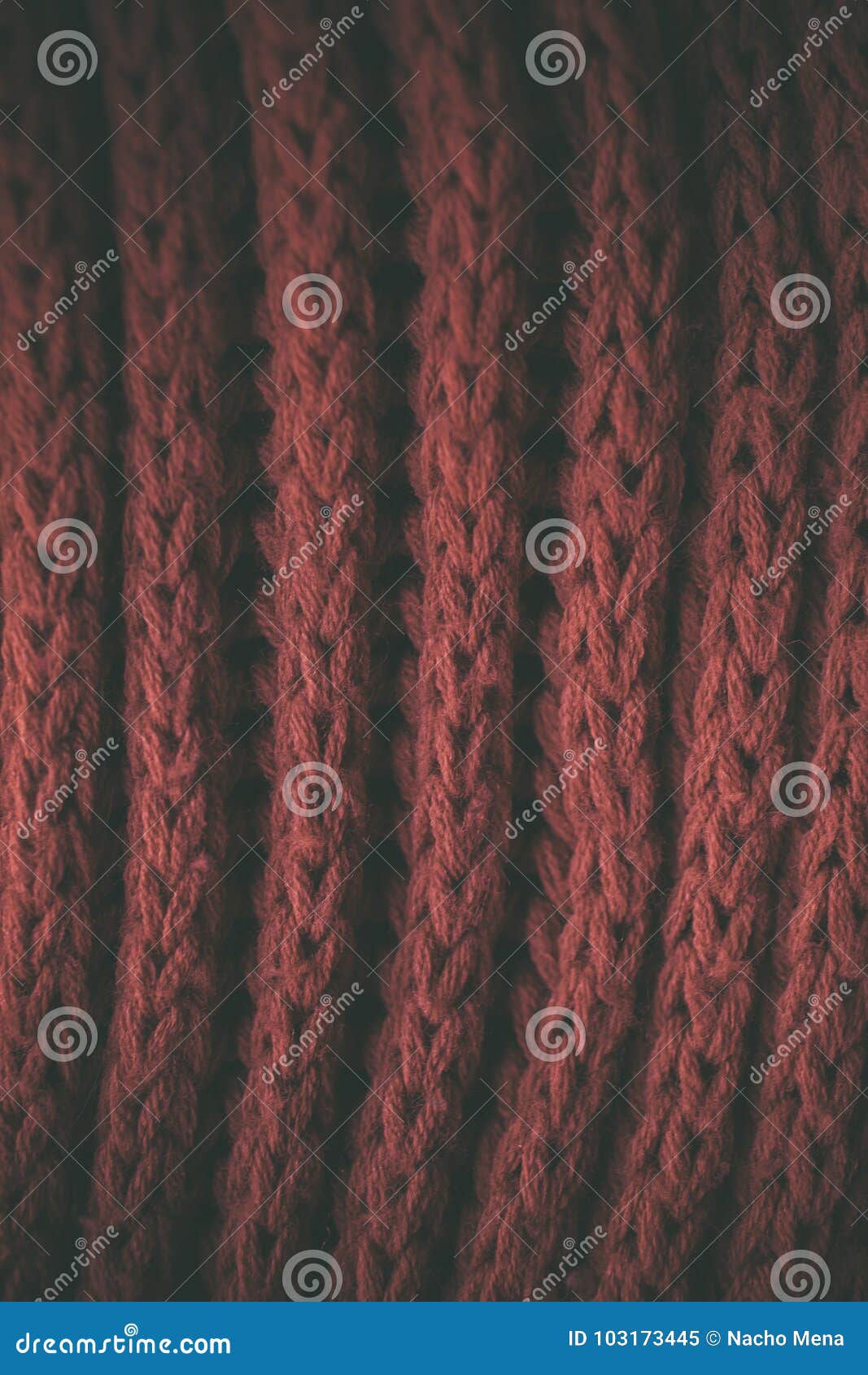 Red Knitted Texture Background Stock Photo Image Of P 