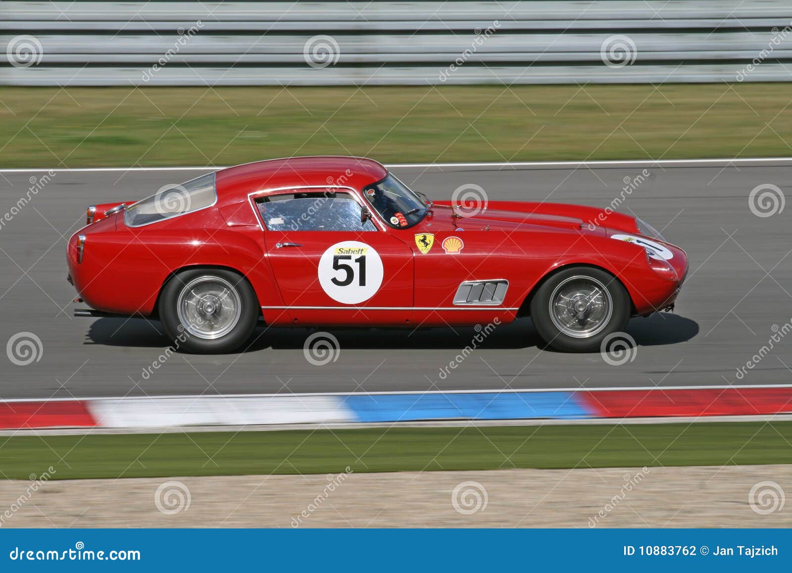 Red Vintage Sports Car  Ferrari Editorial Photography  Image 