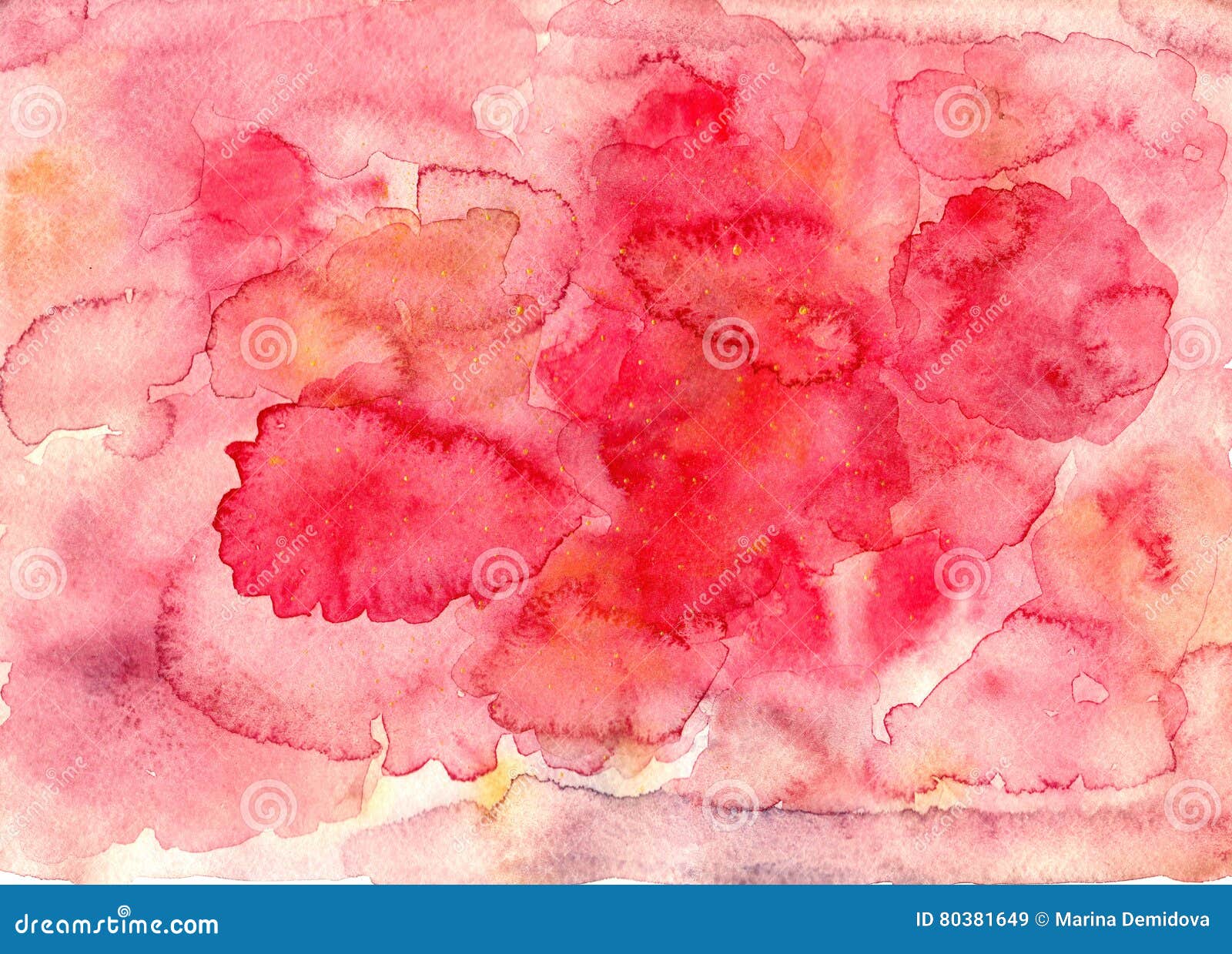 Red watercolor background stock illustration. Illustration of paper