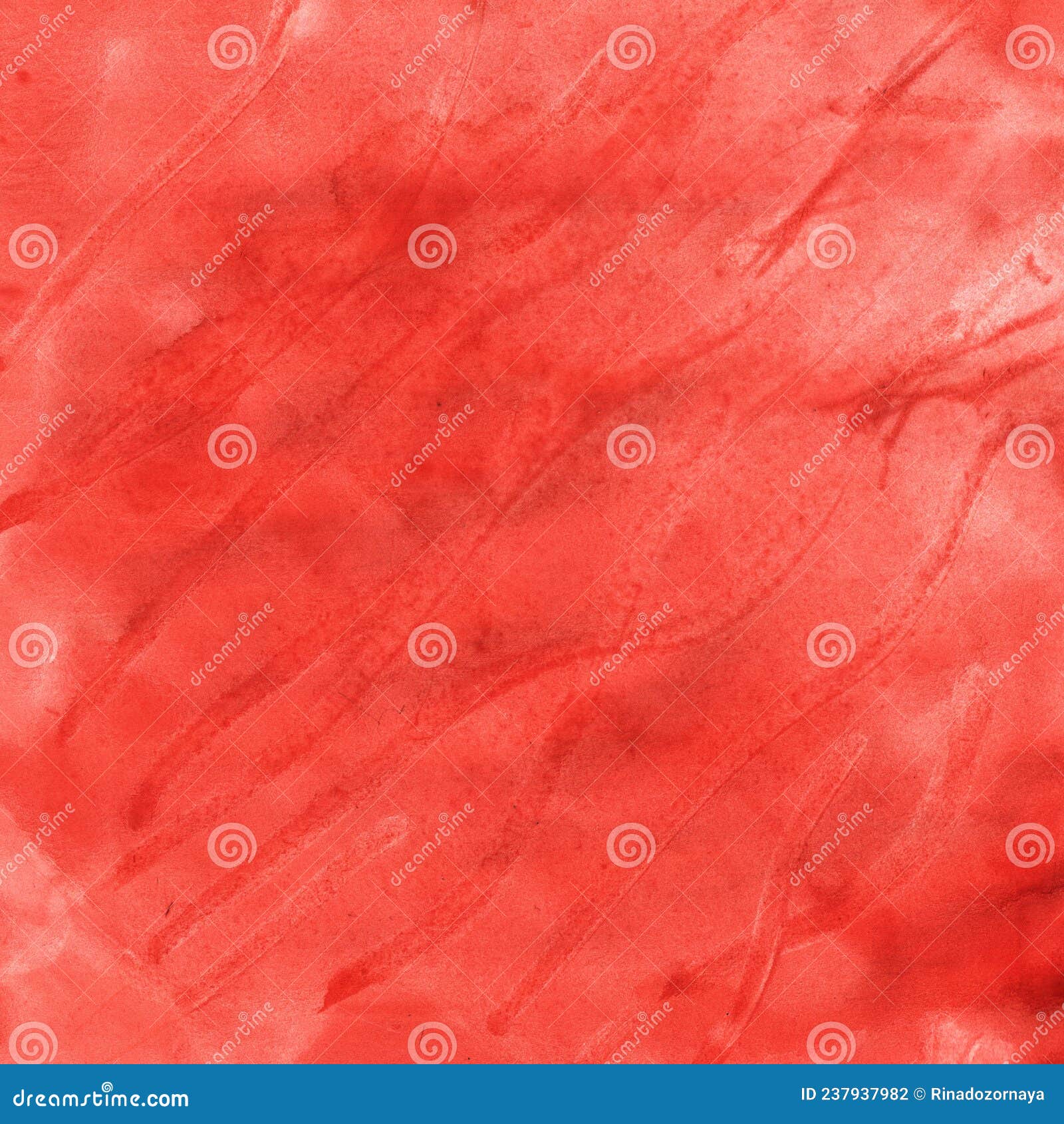 Red Watercolor Background with Pink Abstract Stripes. Stock
