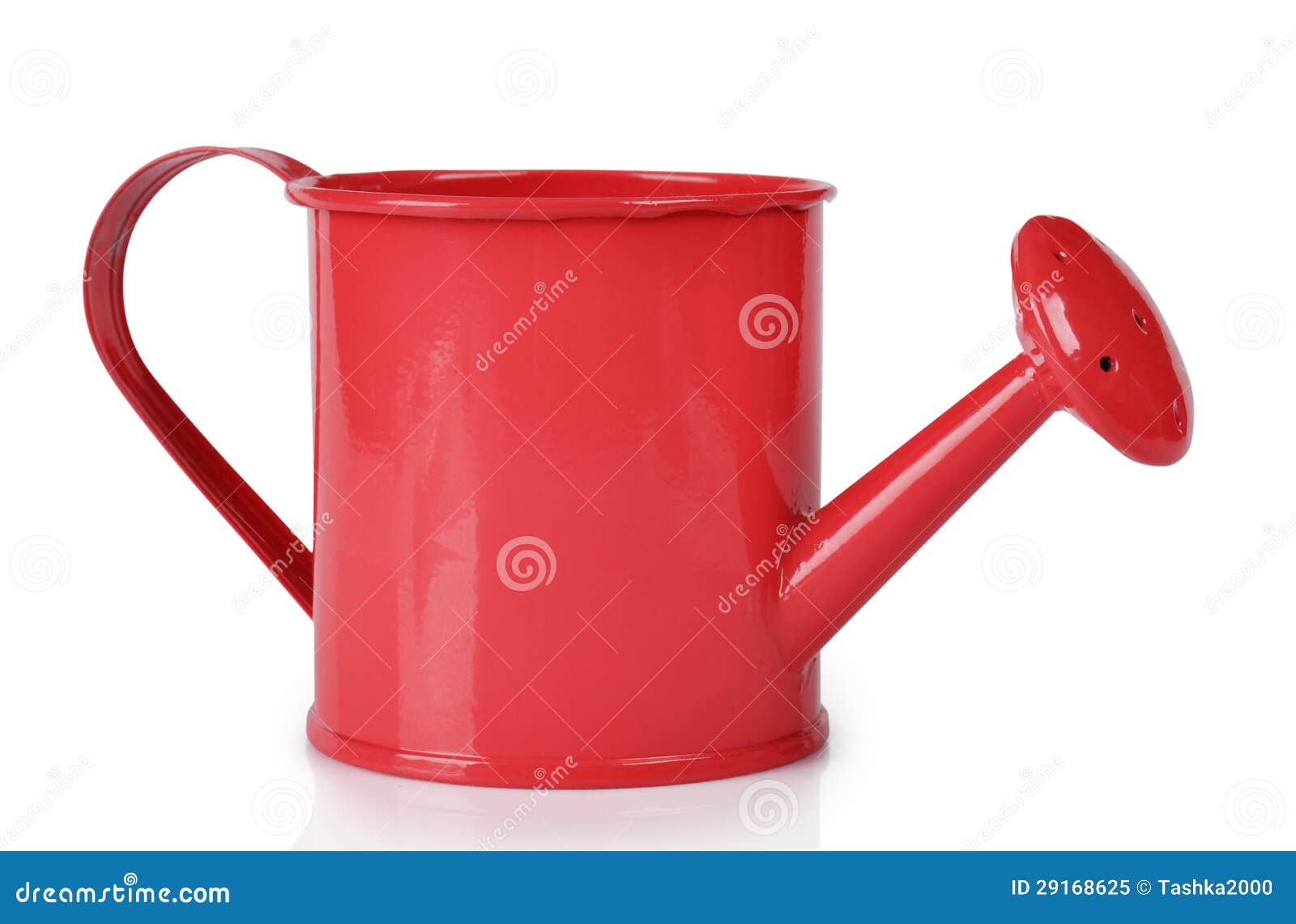 Red watering can stock image. Image of galvanized, horticulture - 29168625