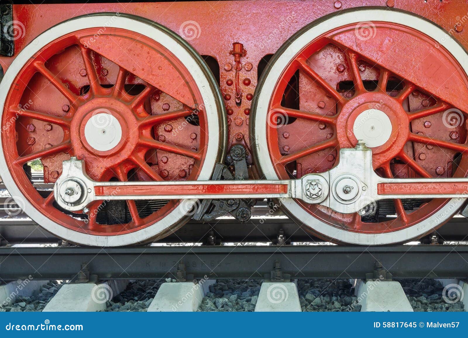 Old red engine stock photo. Image of train, locomotive - 10458302