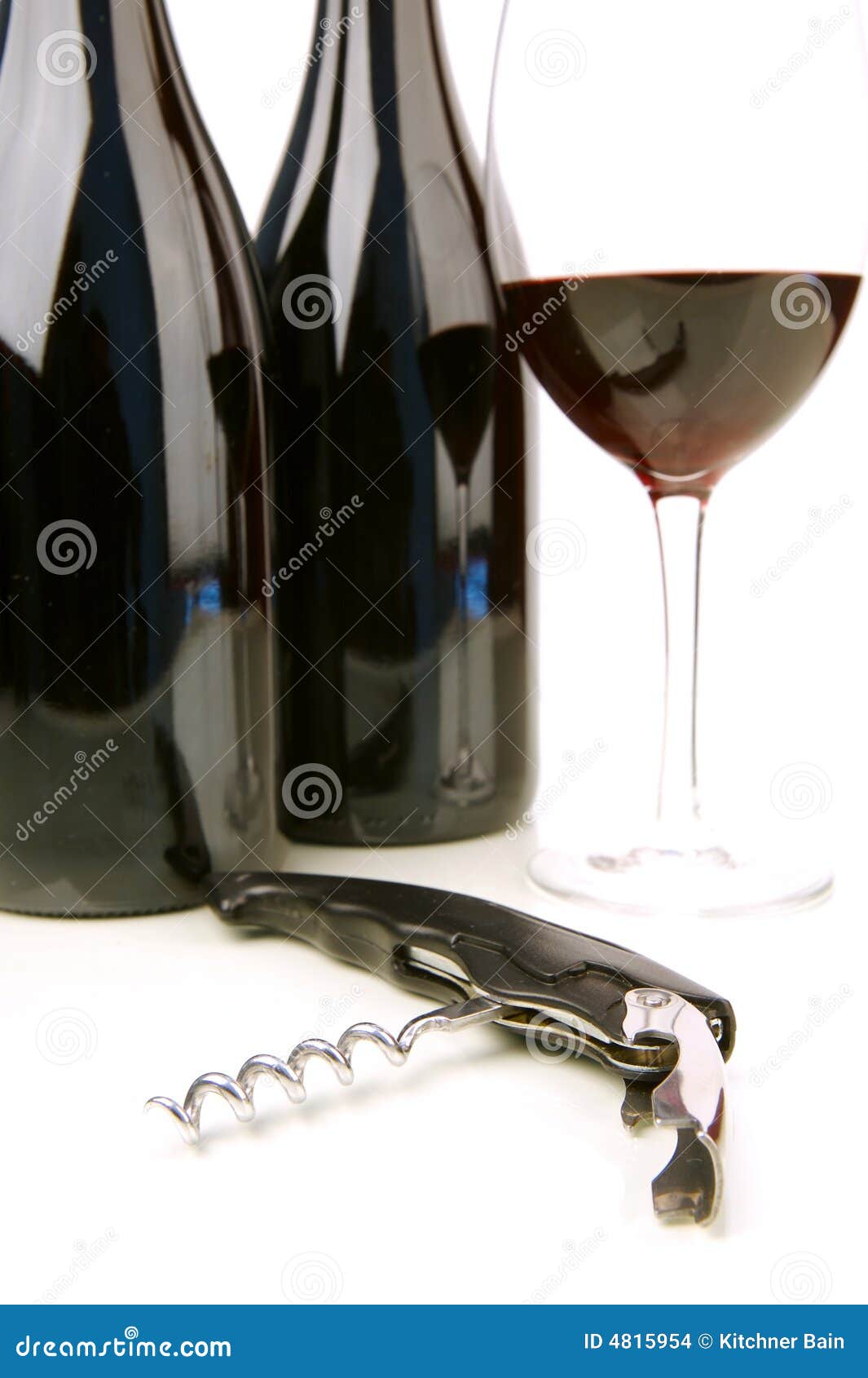 Red & White stock photo. Image of shoulder, corkscrew 4815954