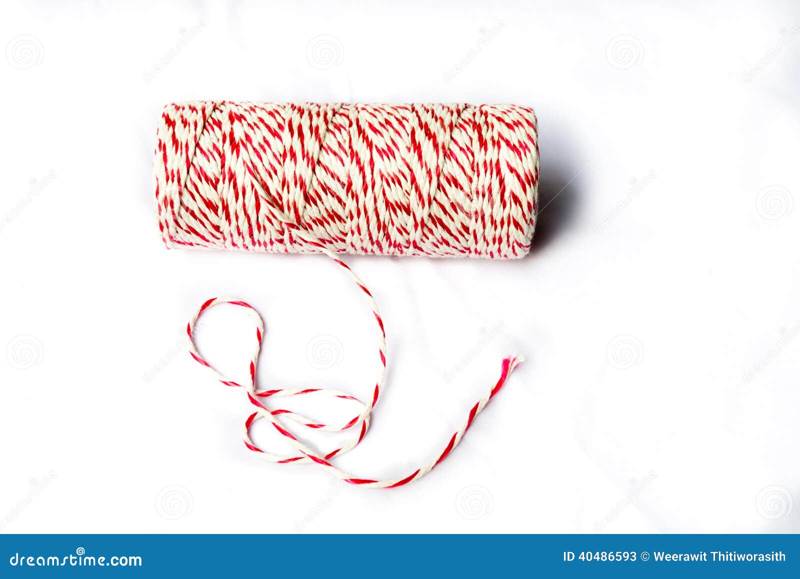 Red White Twine Stock Photo, Picture and Royalty Free Image. Image