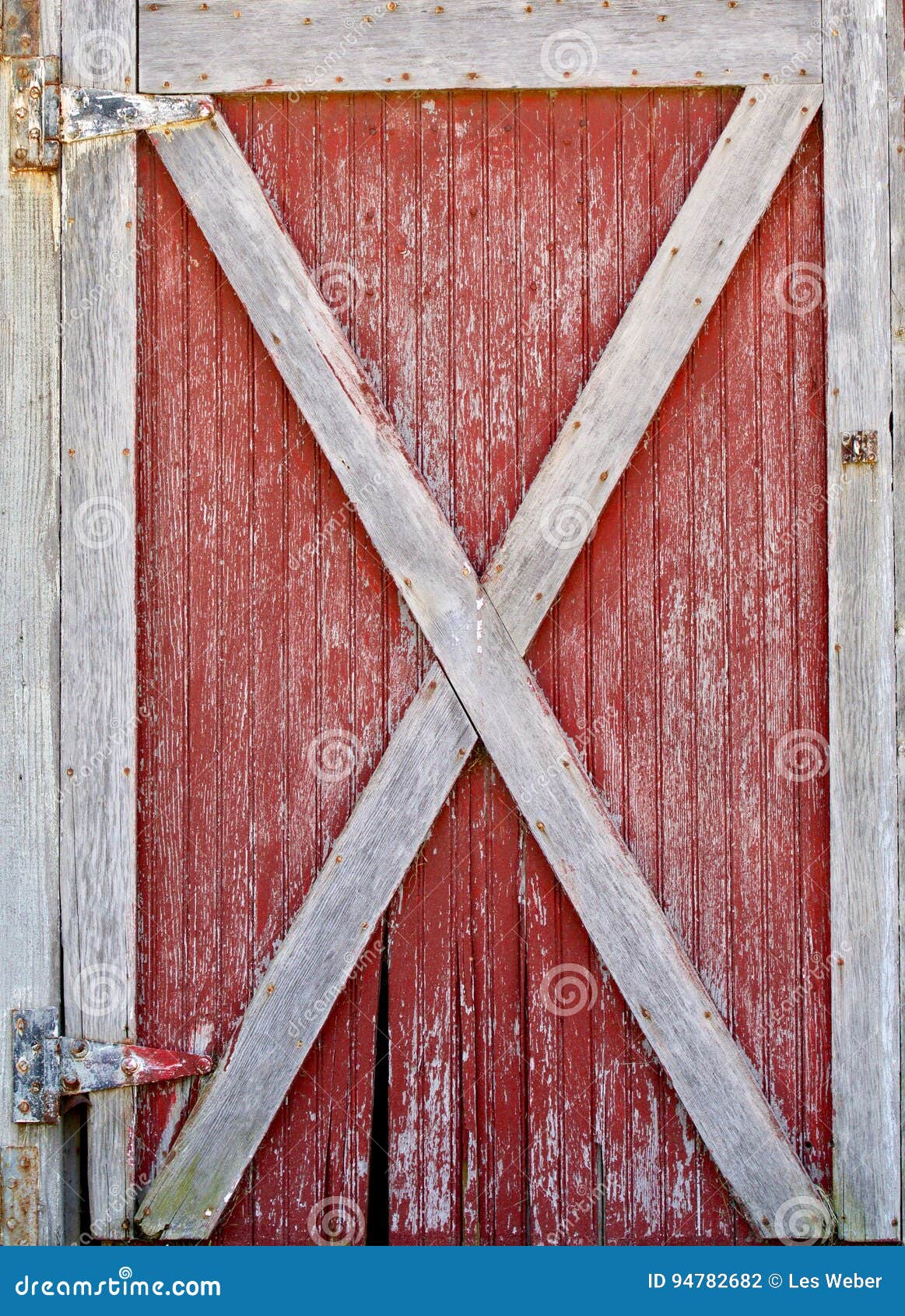 Red And White Barn Door Stock Photo Image Of Gate Architecture