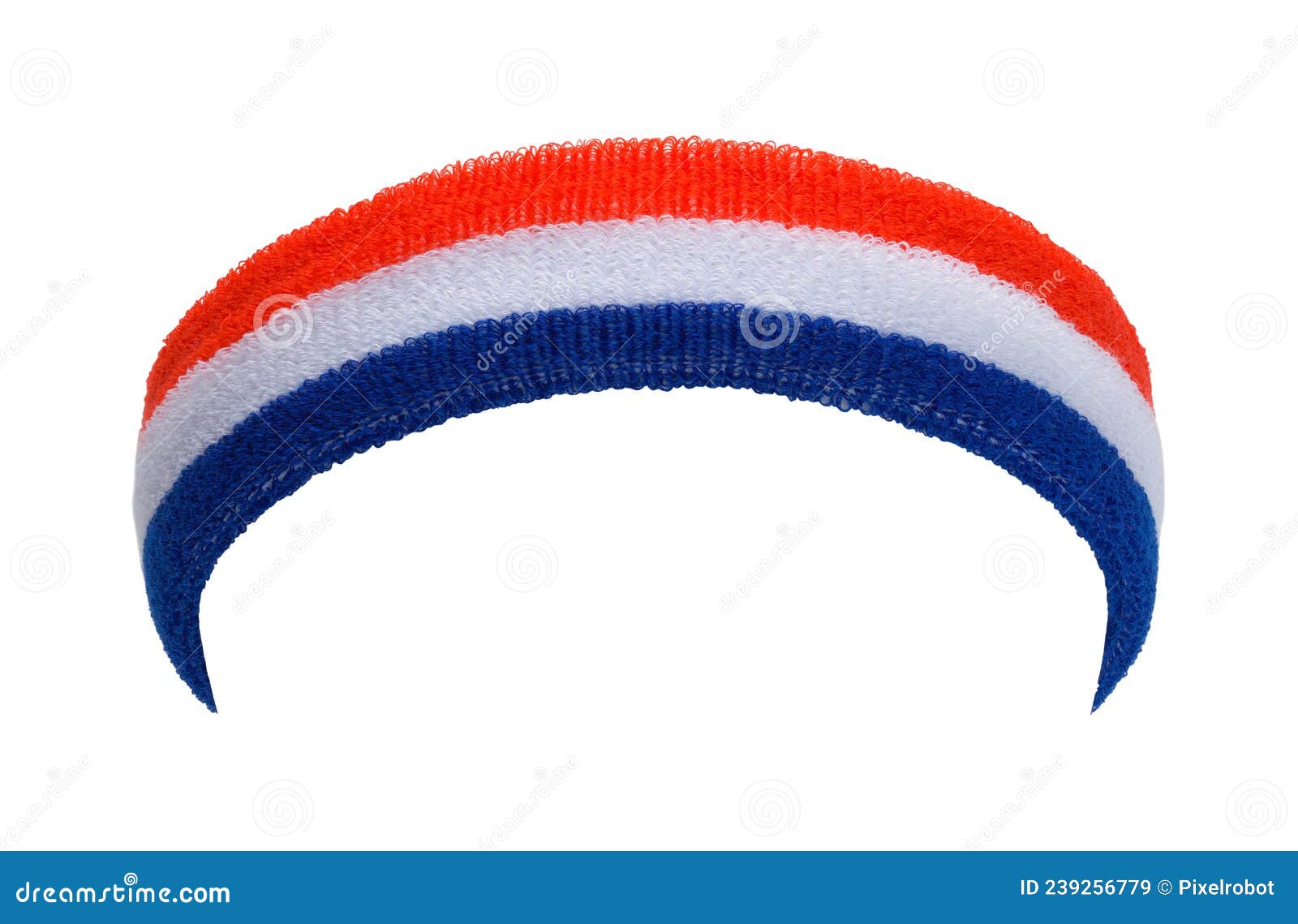 red white and blue headband