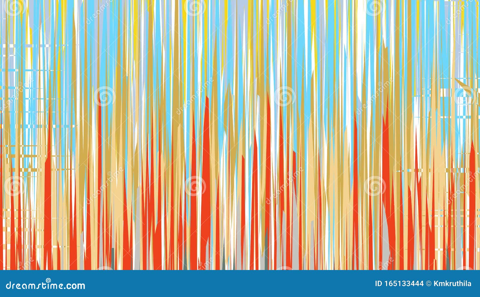 Red White and Blue Vertical Lines and Stripes Background Vector Image
