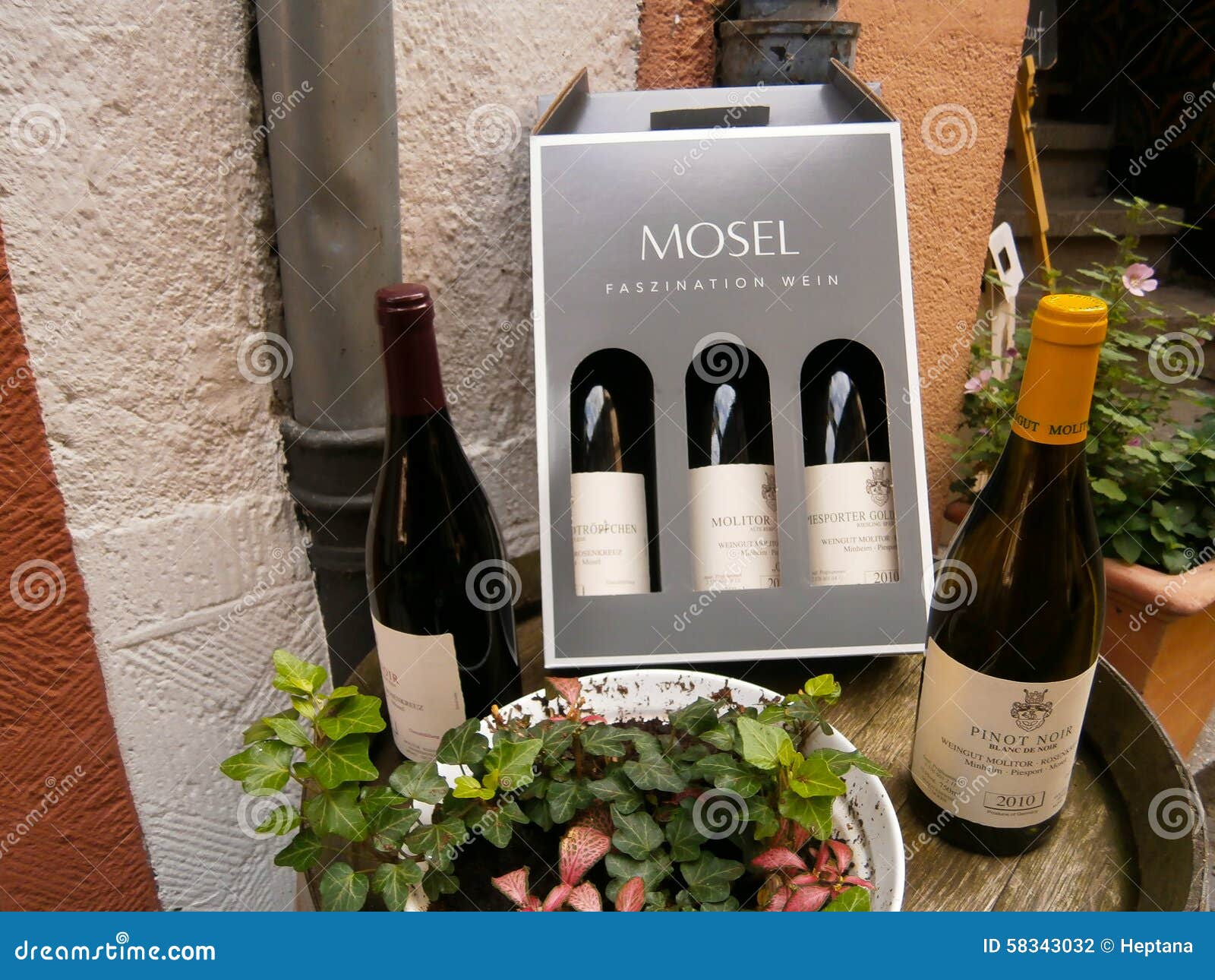 Red and White Bottles of Wine Editorial Photography Image of risling