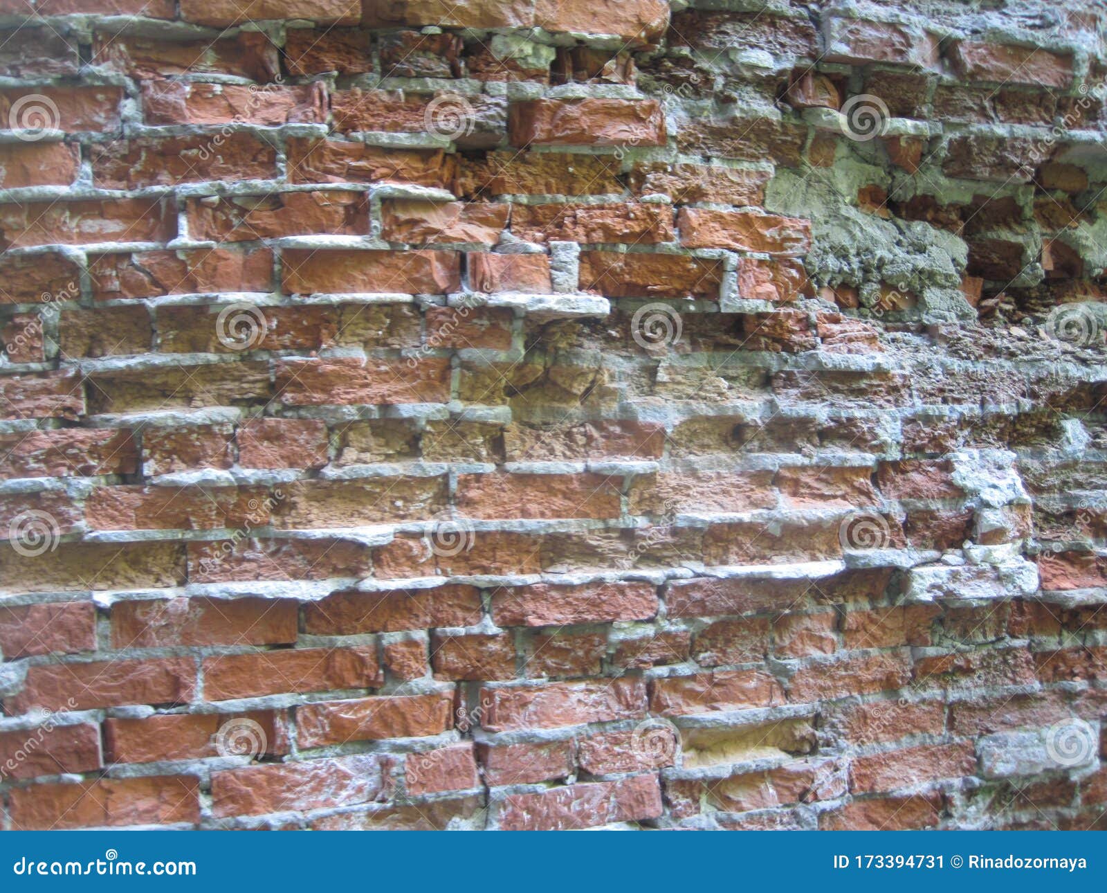 Red and White Brick Wall Texture. Brick Background Stock Image Image