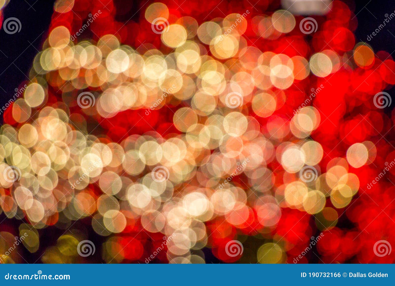 Red and White Christmas Lights Bokeh Stock Photo Image of abstract