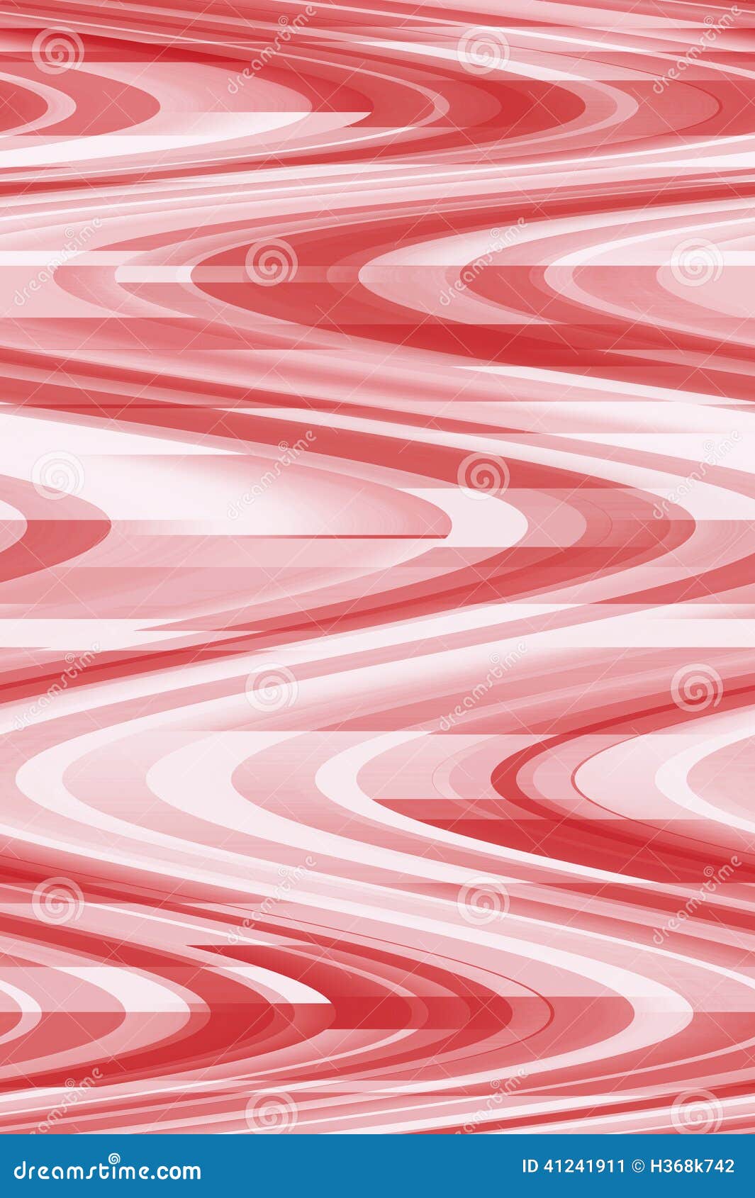 Red and White Curved and Horizontal Lines Background Stock Illustration