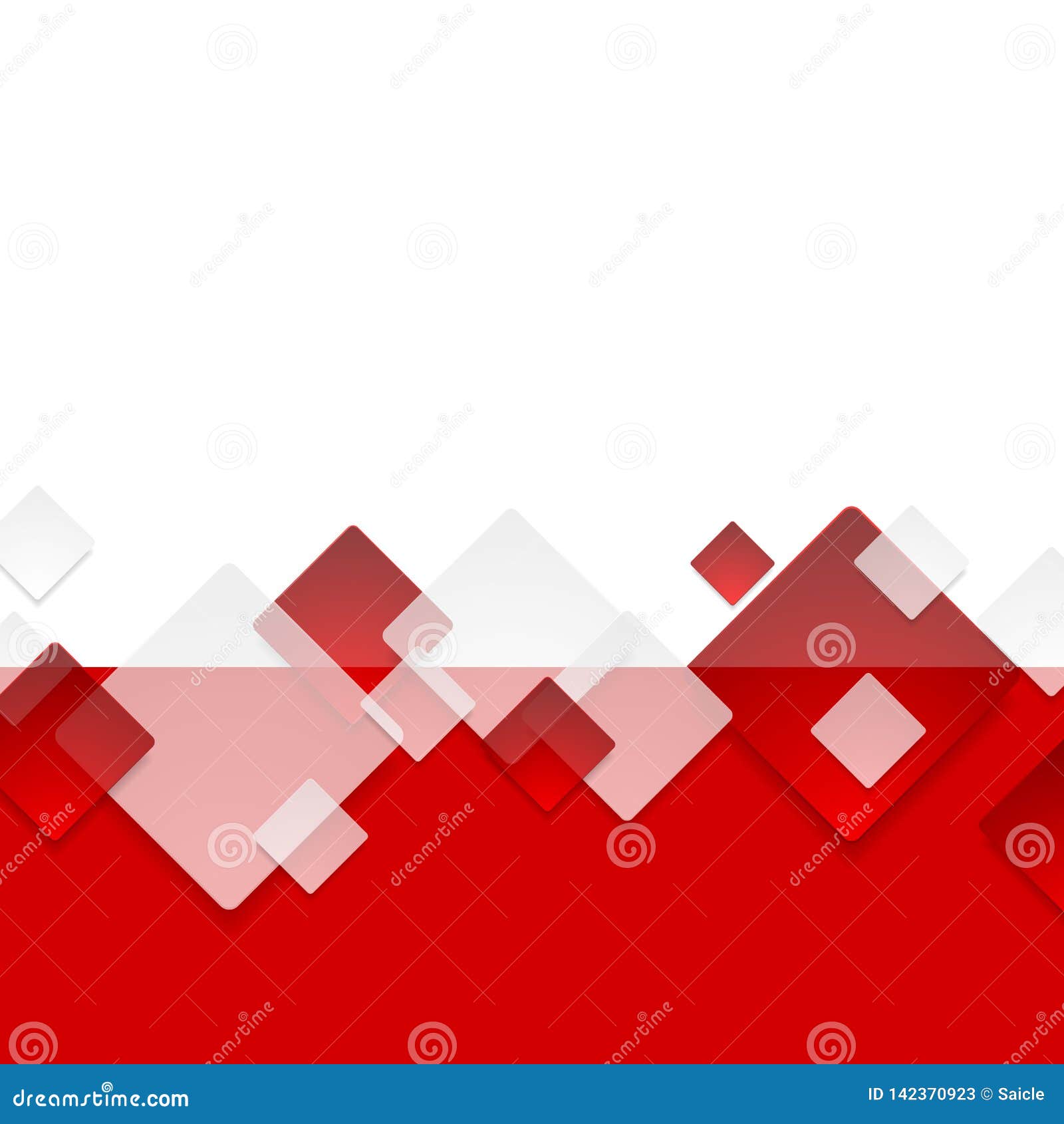 Red and White Geometric Squares Abstract Background Stock Vector -  Illustration of digital, layout: 142370923