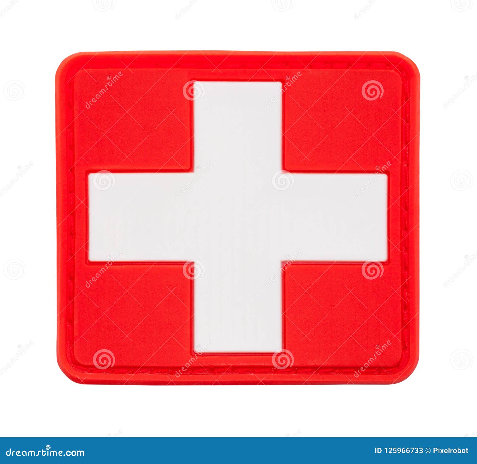 Medical Cross Patch stock image. Image of white, uniform 125966733