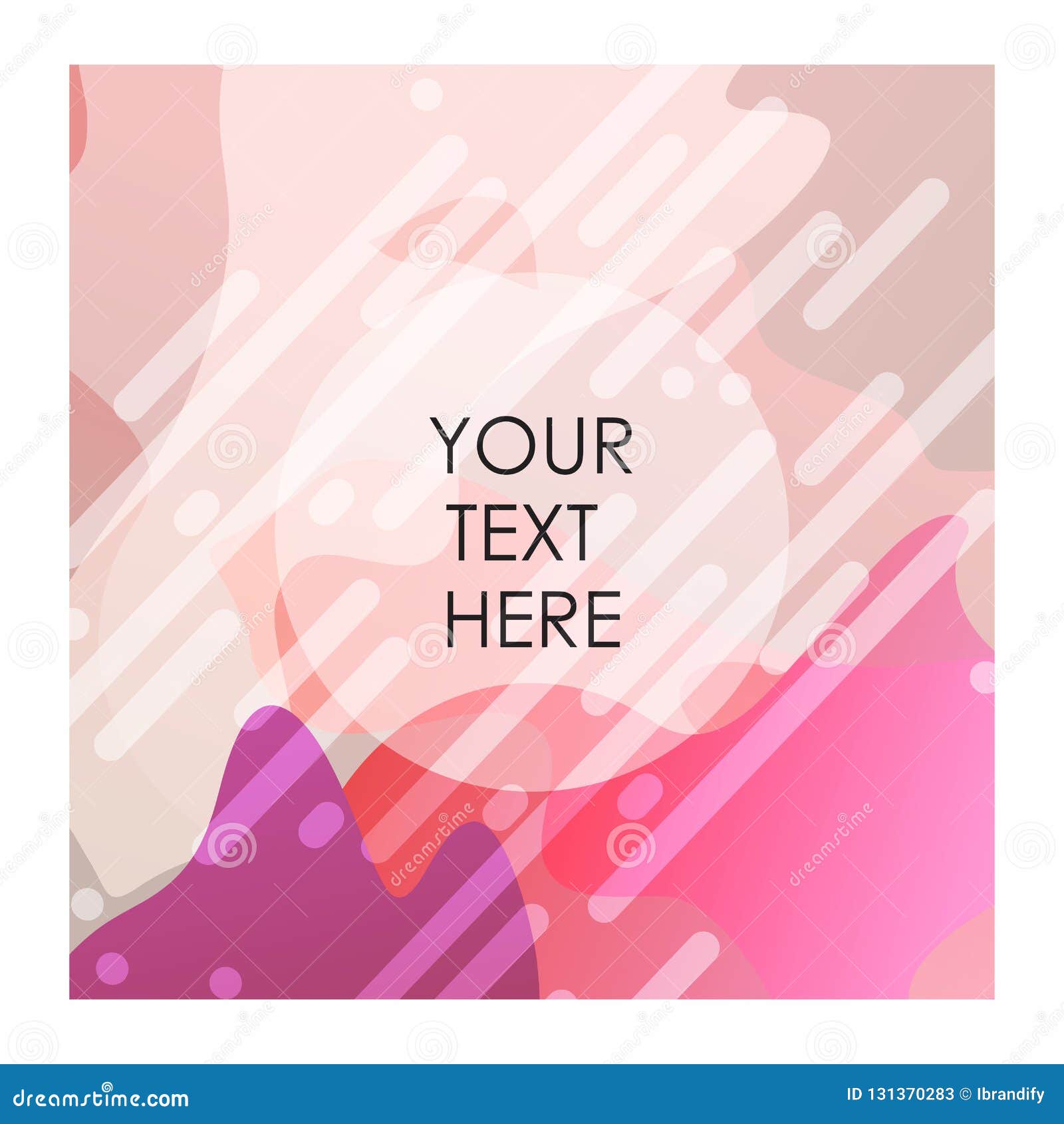 Red and White Mix Color Background with Typography Vector Stock Vector