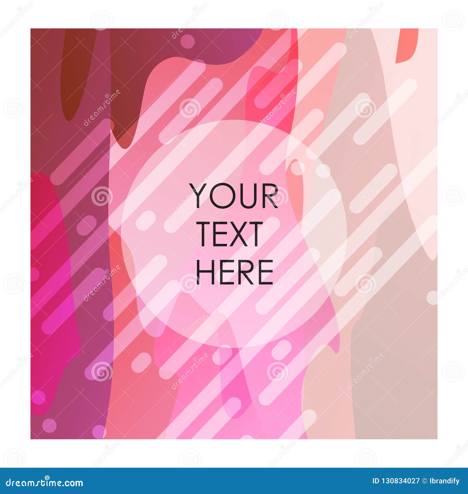 Red and White Mix Color Background with Typography Vector Stock Vector