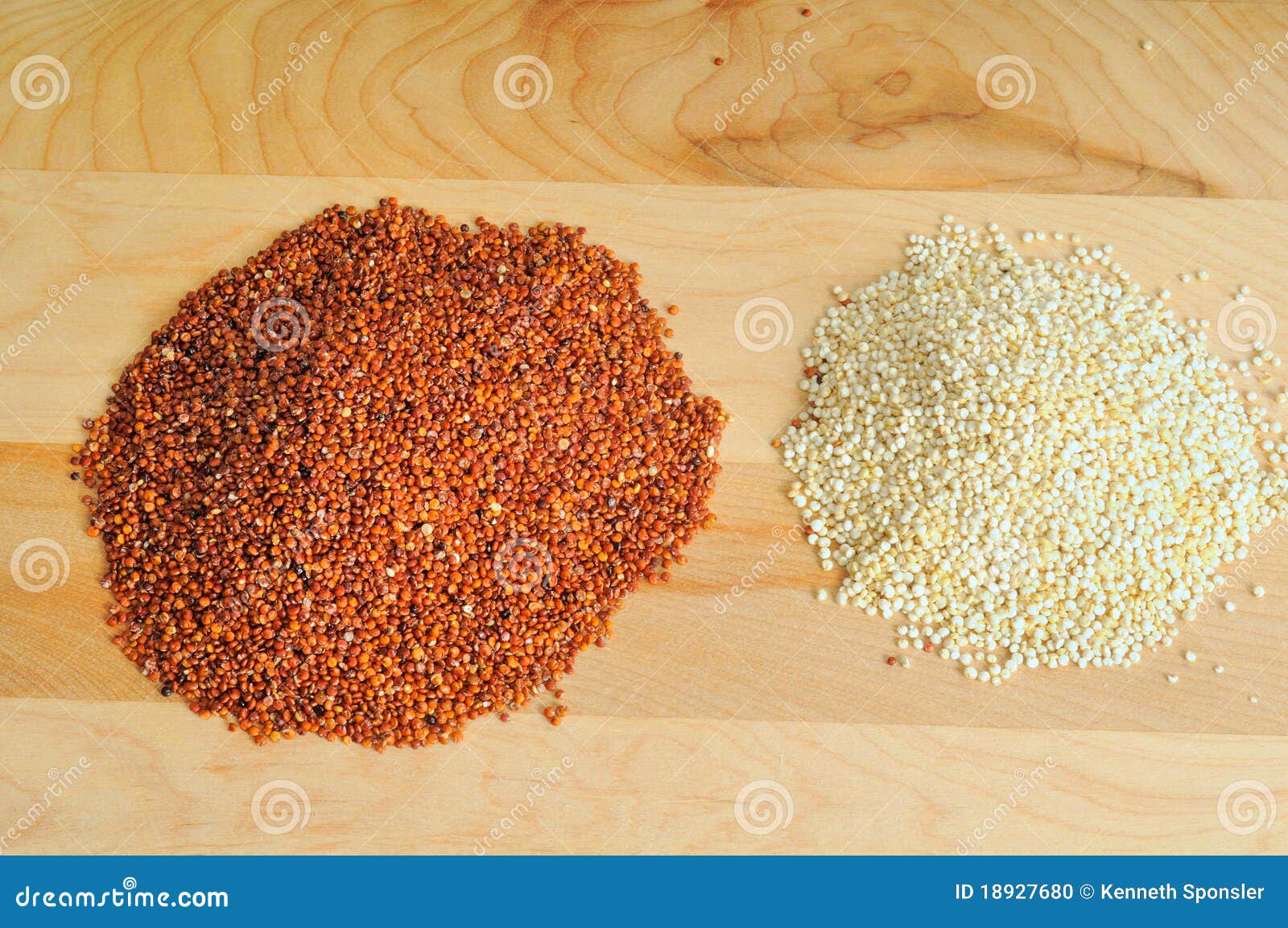 Red and white quinoa stock photo. Image of beige, crop 18927680