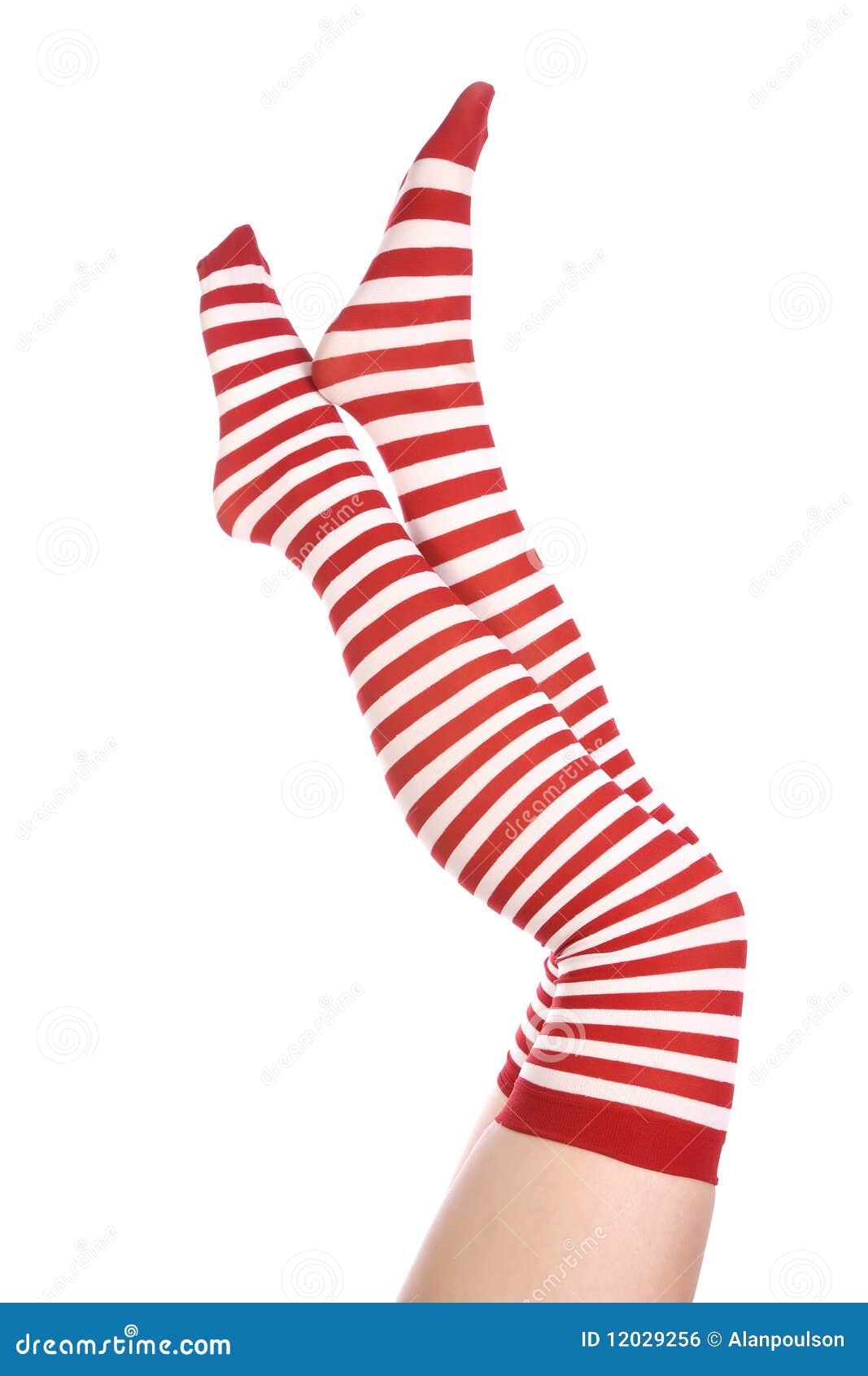 Red and white socks stock photo. Image of beautiful, female - 12029256