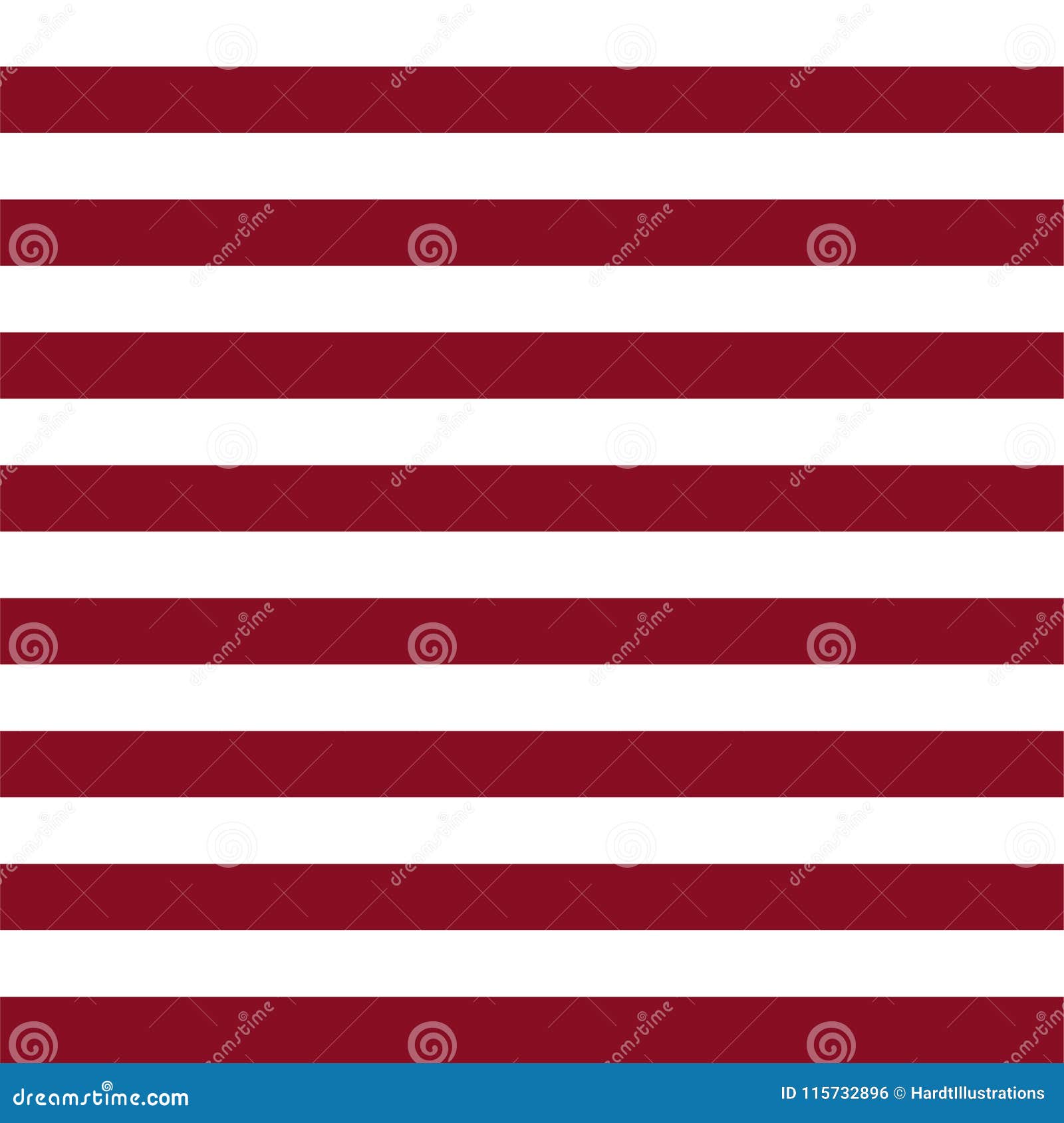 Red And White Stripes Seamless Pattern Stock Vector Illustration