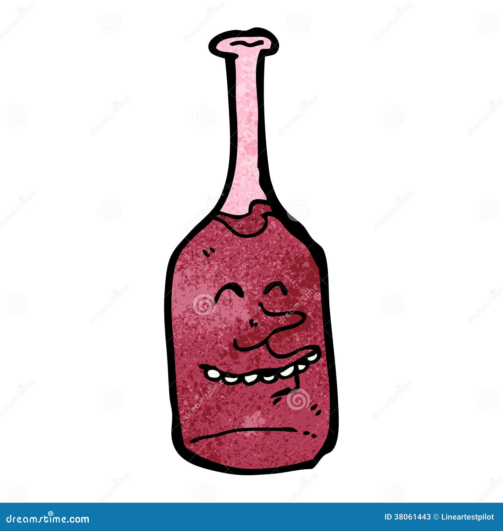 Red Wine Bottle Cartoon Character Stock Vector Illustration of wine, crazy 38061443