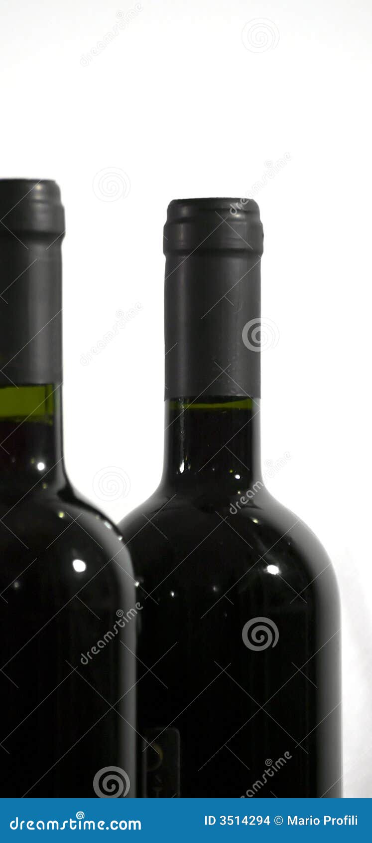 Red Wine Bottles stock photo. Image of drinking, dine 3514294