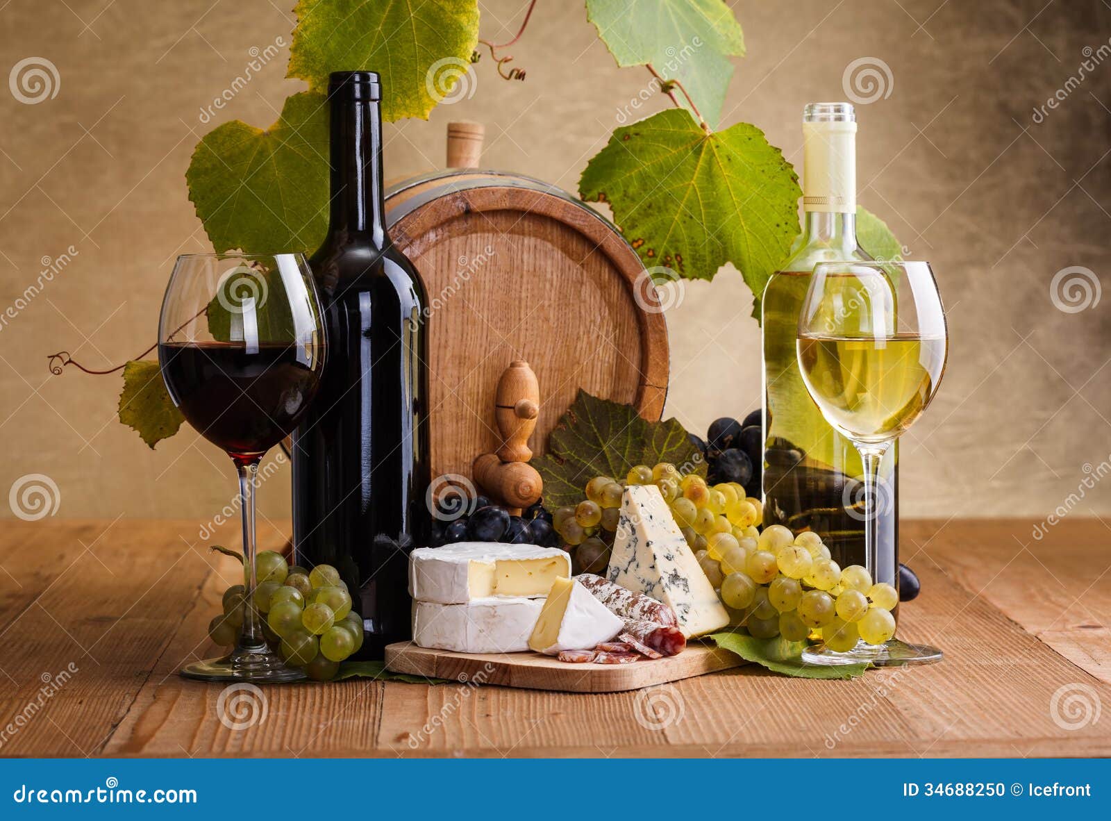 Red Wine with Cheese and White Grape Snack Stock Photo Image of drink