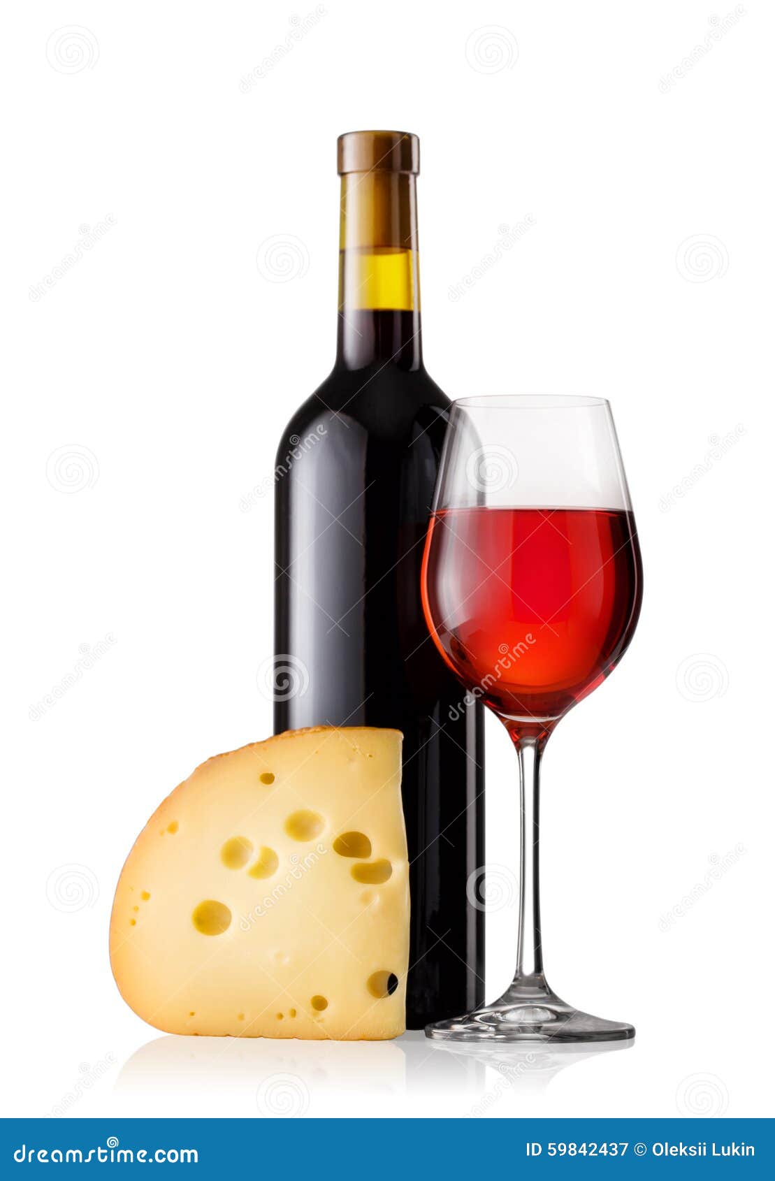 Red wine with cheese stock image. Image of wineglass 59842437