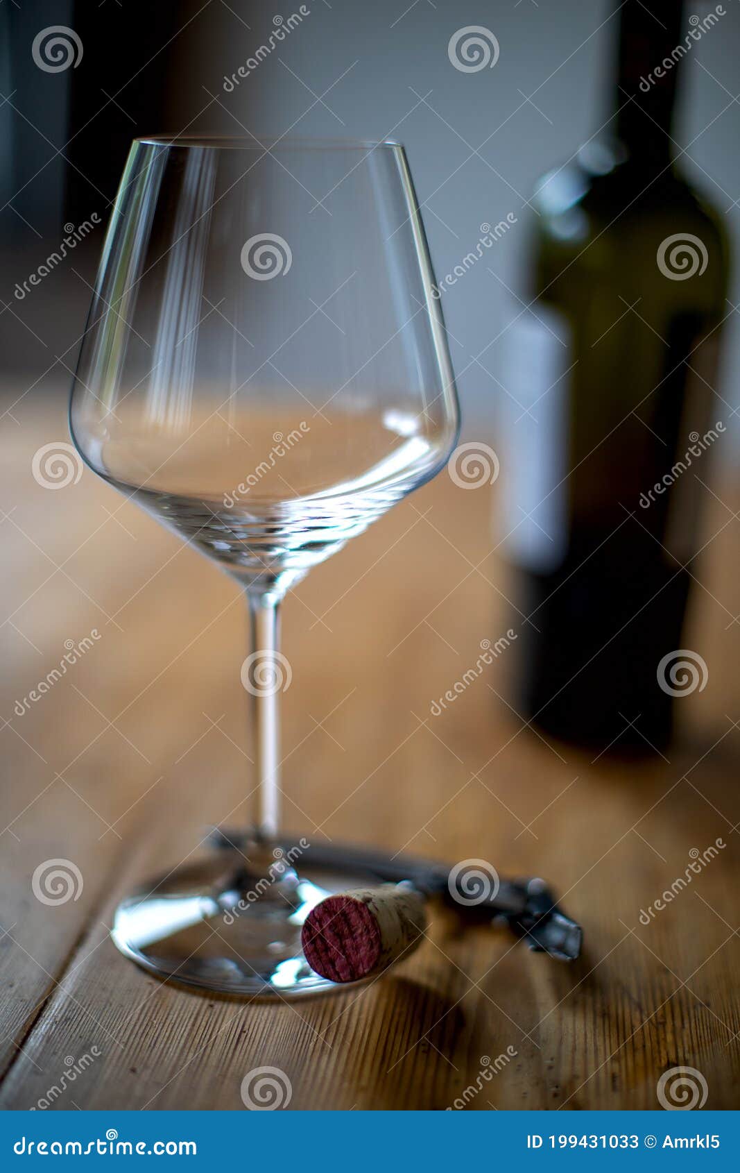 .red Wine Glass with Corkscrew and Cork Stock Image Image of culture