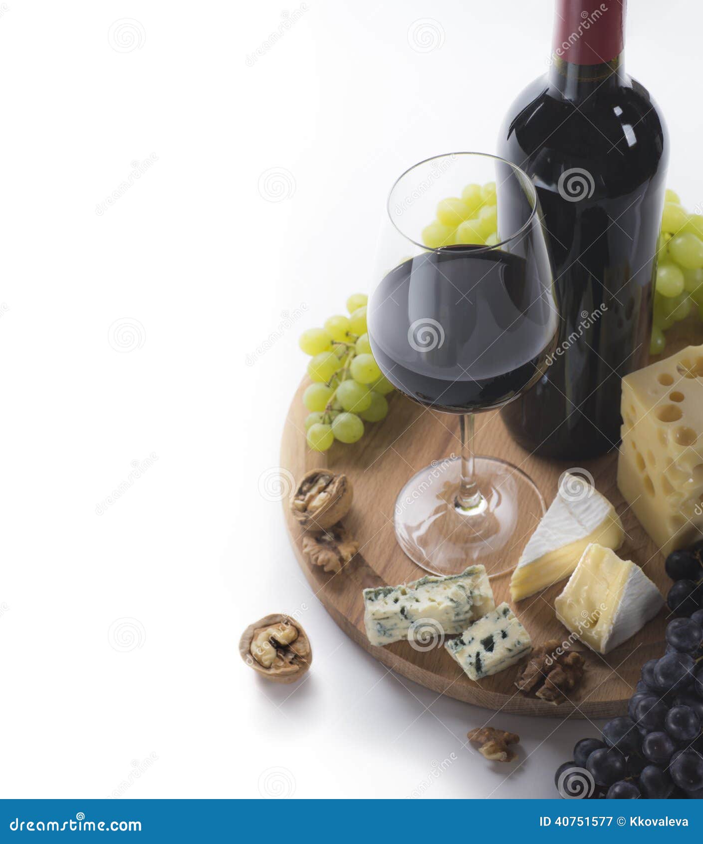 Grapes And Cheese On Sticks Stock Photo 42230112