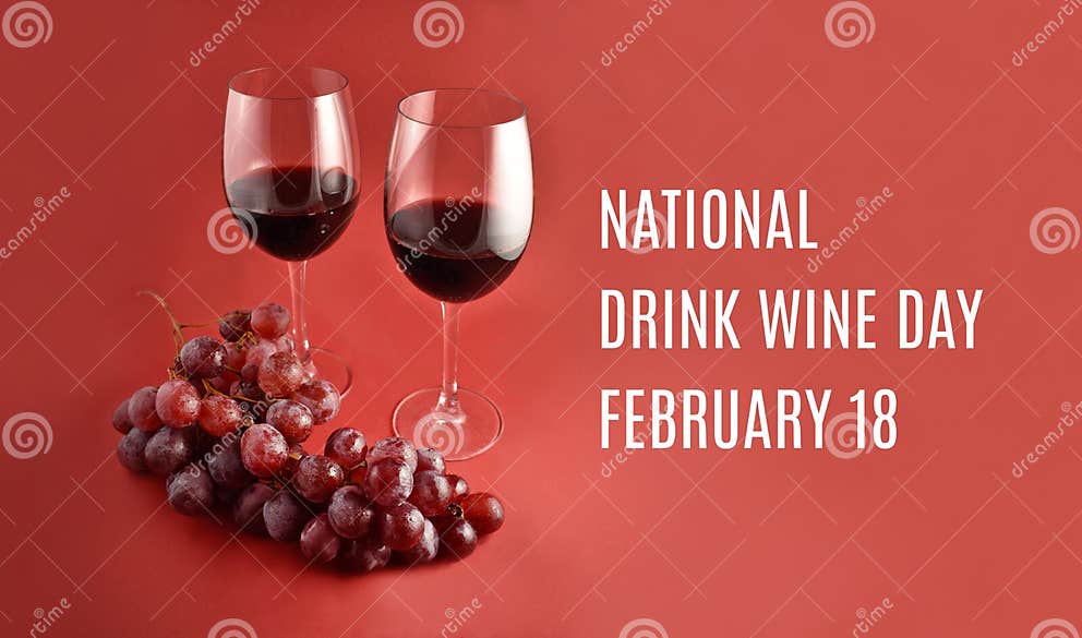 National Drink Wine Day Images Stock Photo Image of event, color